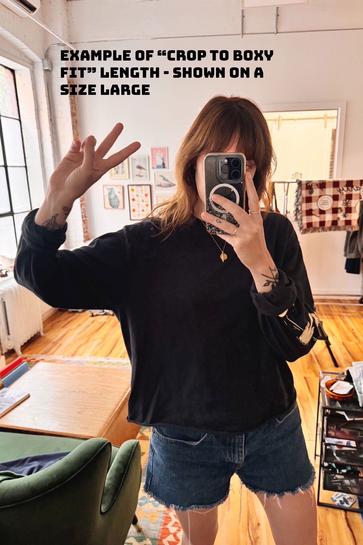 Night Swans Long Sleeve Tee