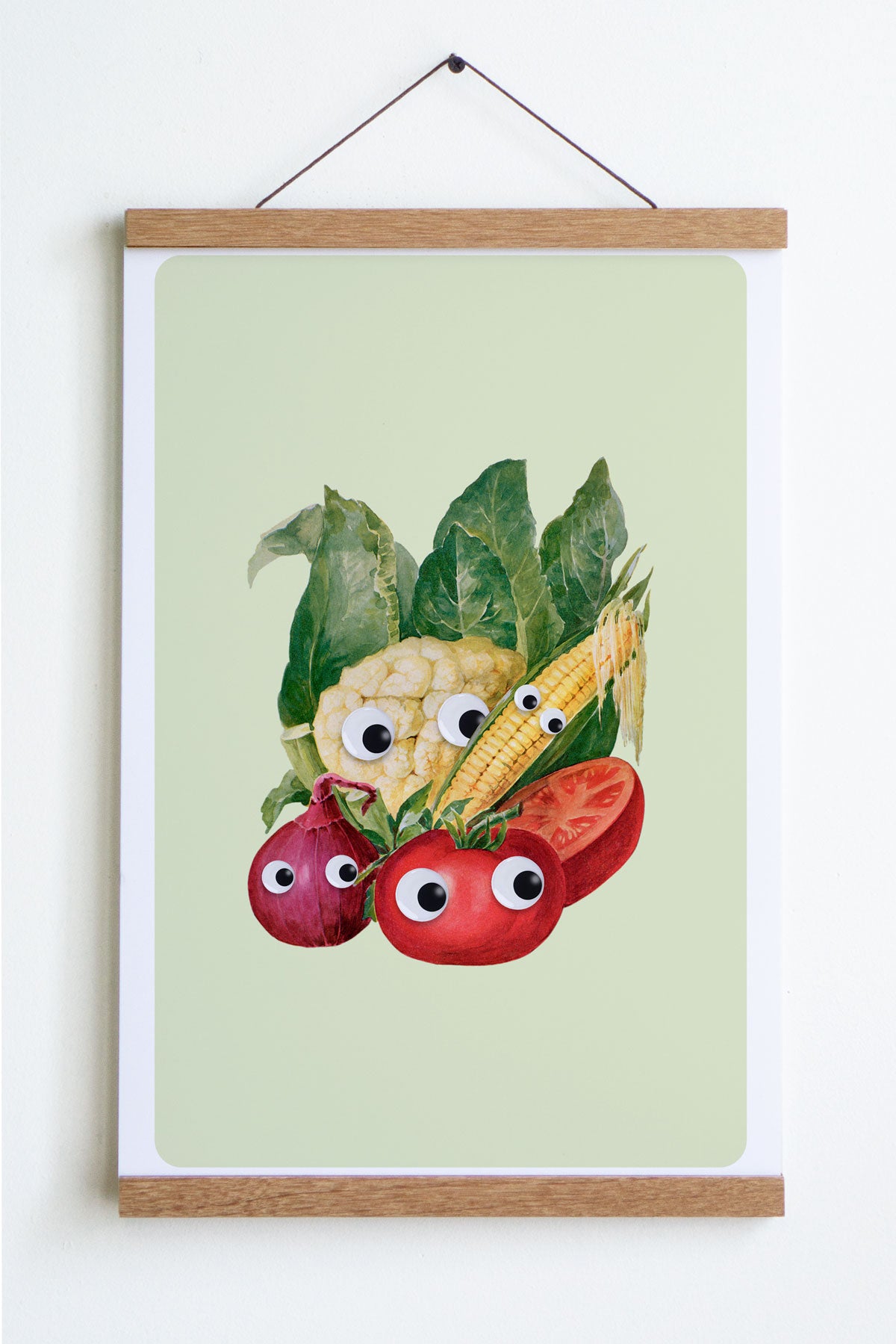 Affiche "Googly Veg"