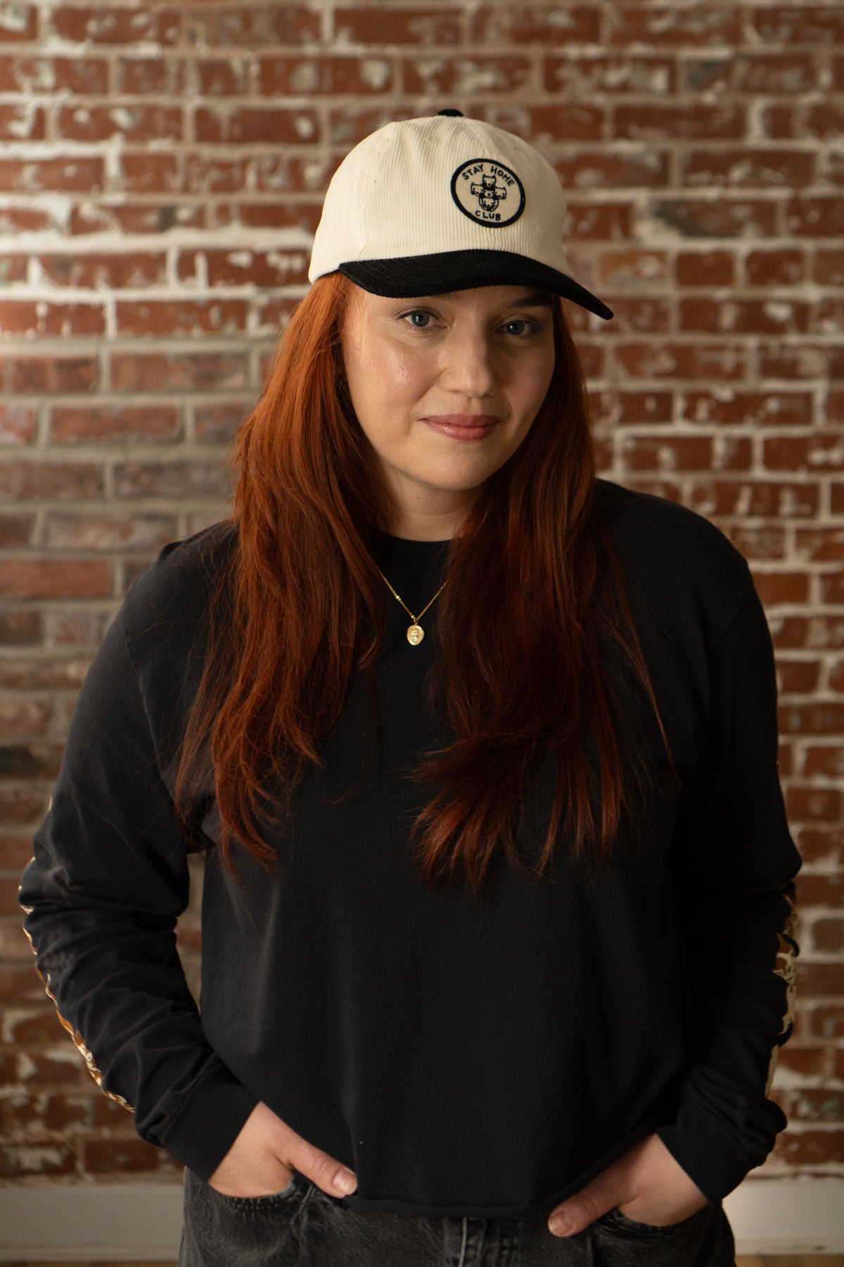 Casquette en Velours Côtelé 'SHC Logo'