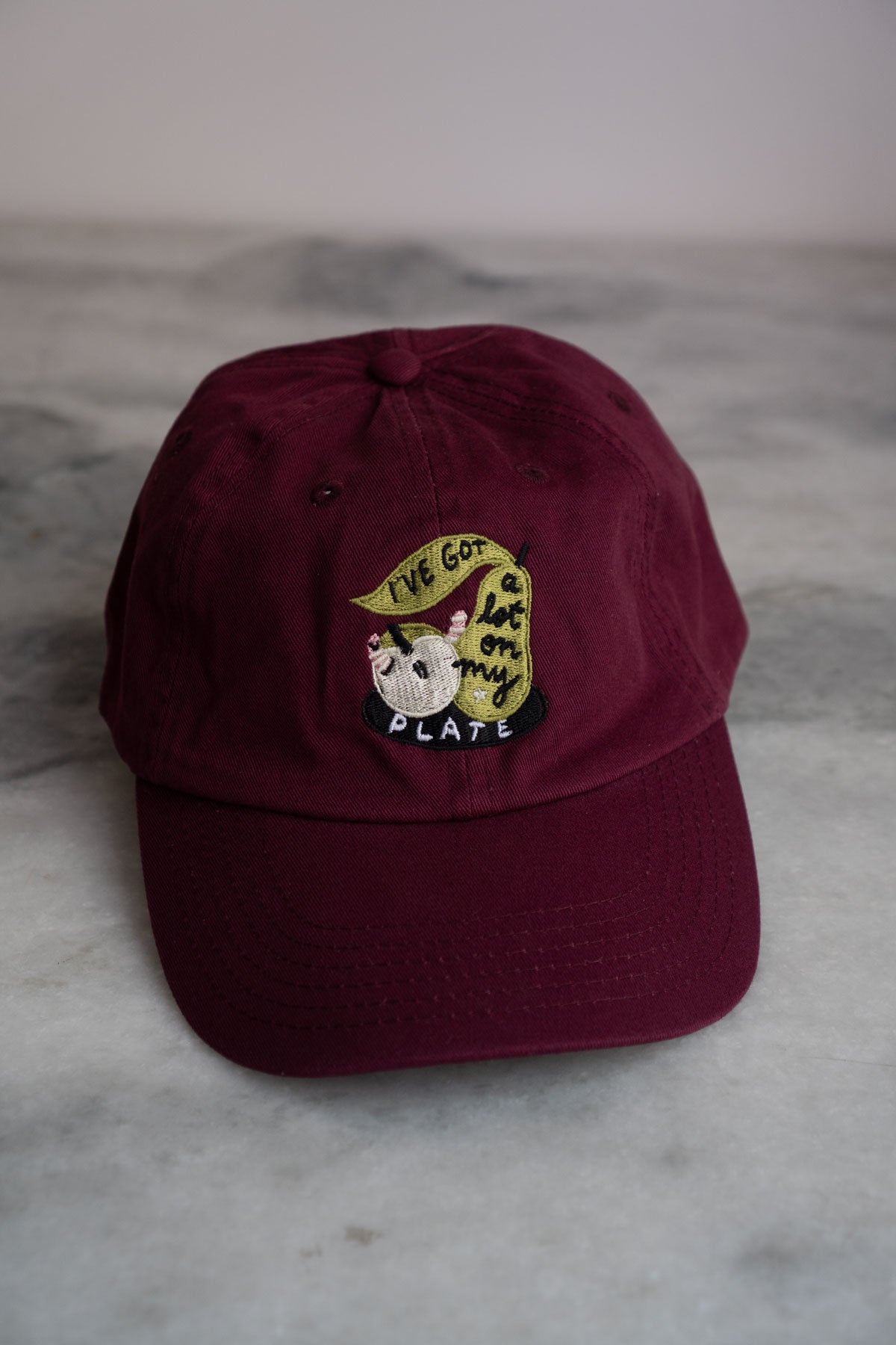Casquette 'A Lot on my Plate'
