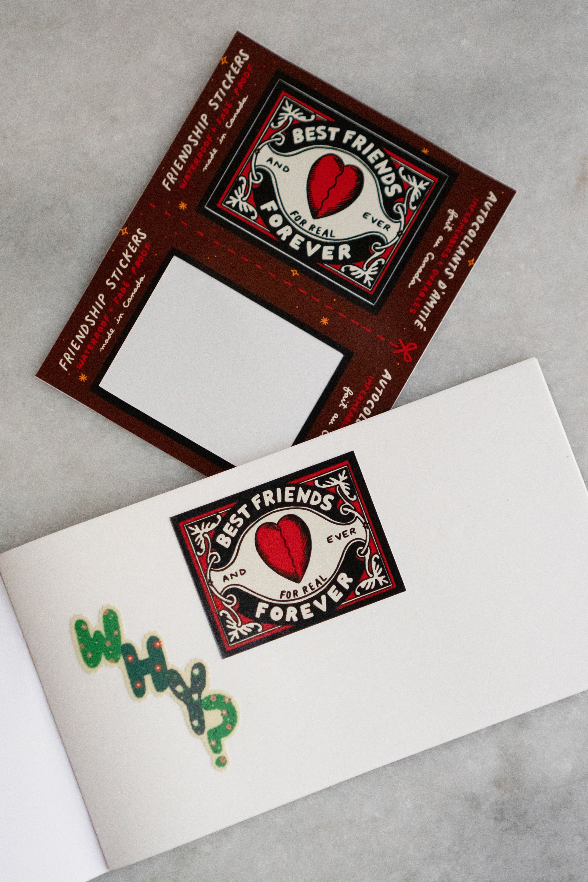 Autocollants D'Amitié 'Best Friends'