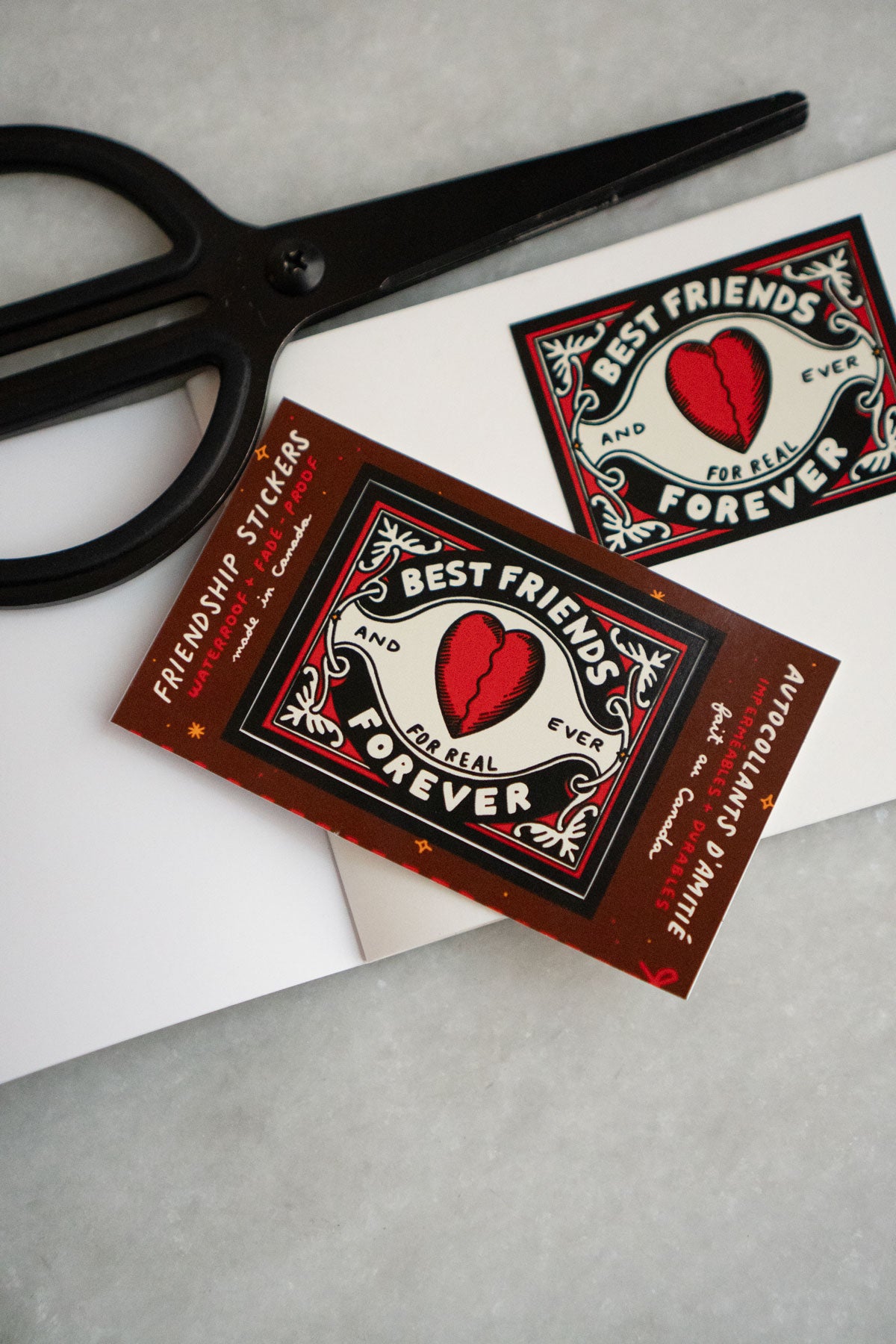 Autocollants D'Amitié 'Best Friends'