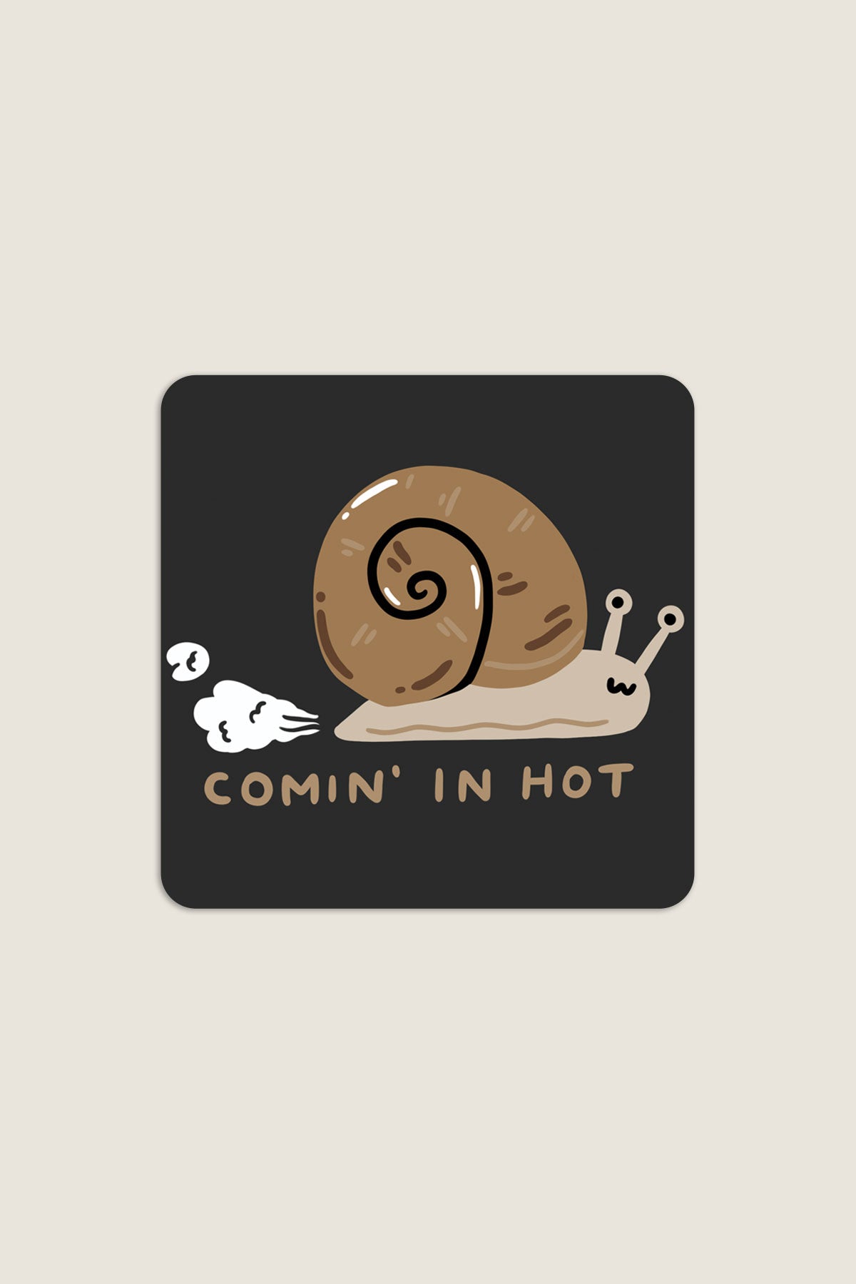 Autocollant 'Comin' In Hot'