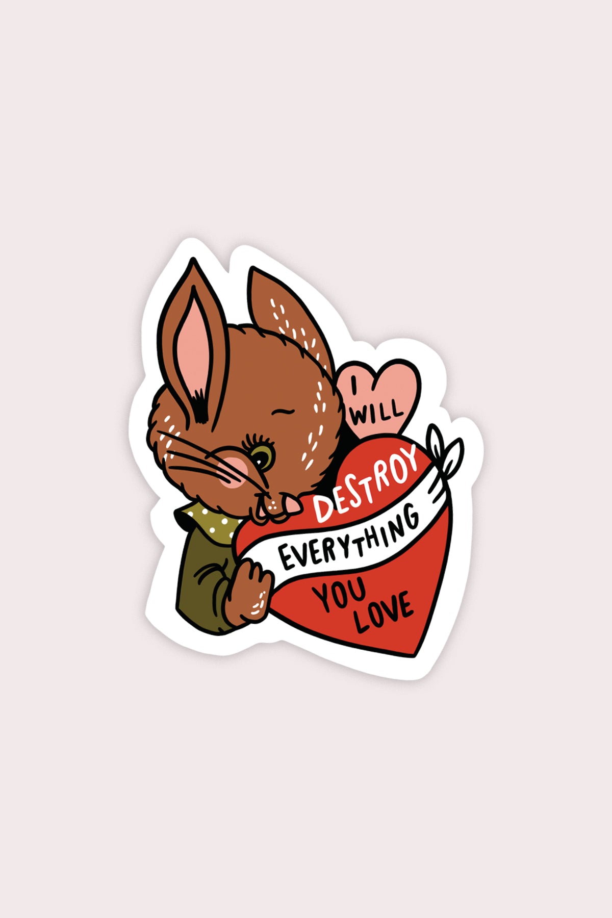 Autocollant 'Destroy (Bunny)'