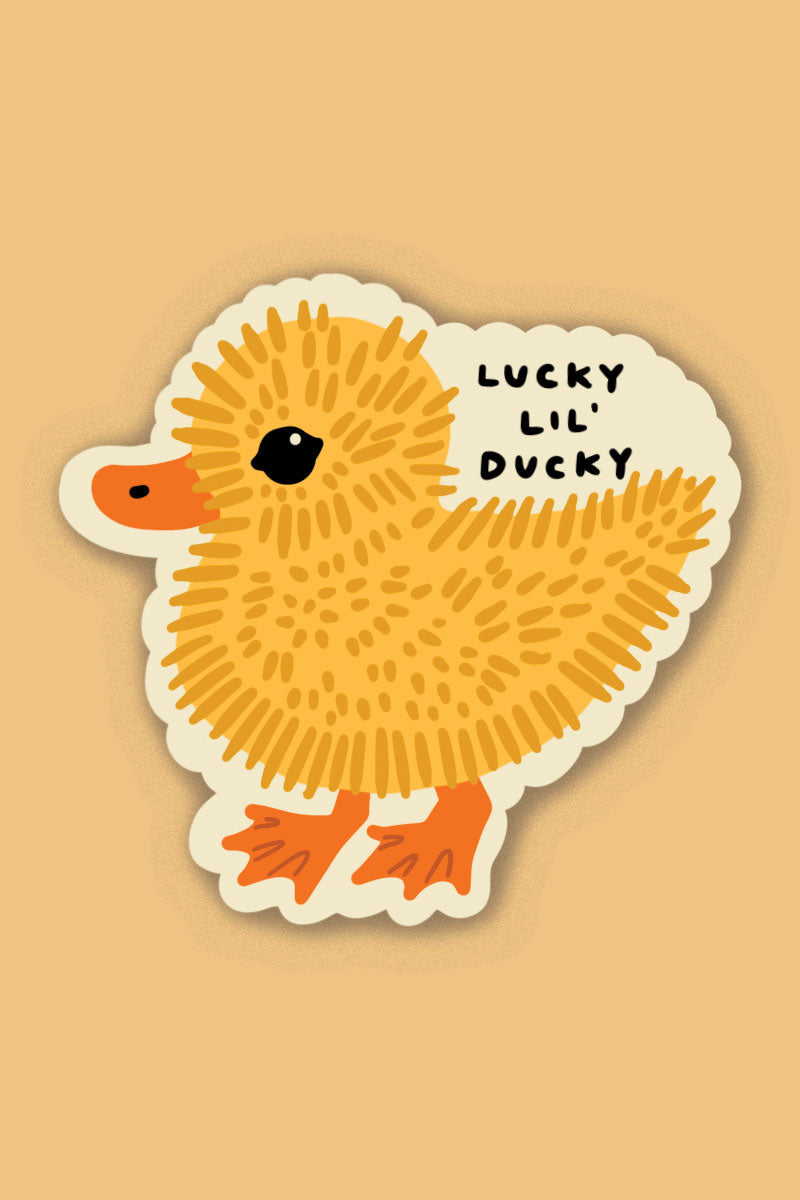 Autocollant 'Lucky Lil Ducky'