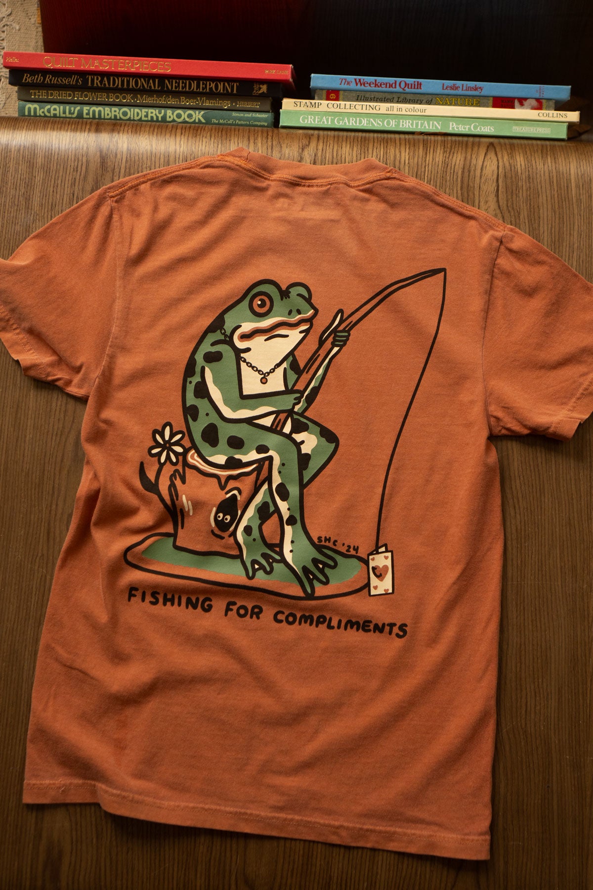 Fishing for Compliments T-Shirt – Stay Home Club