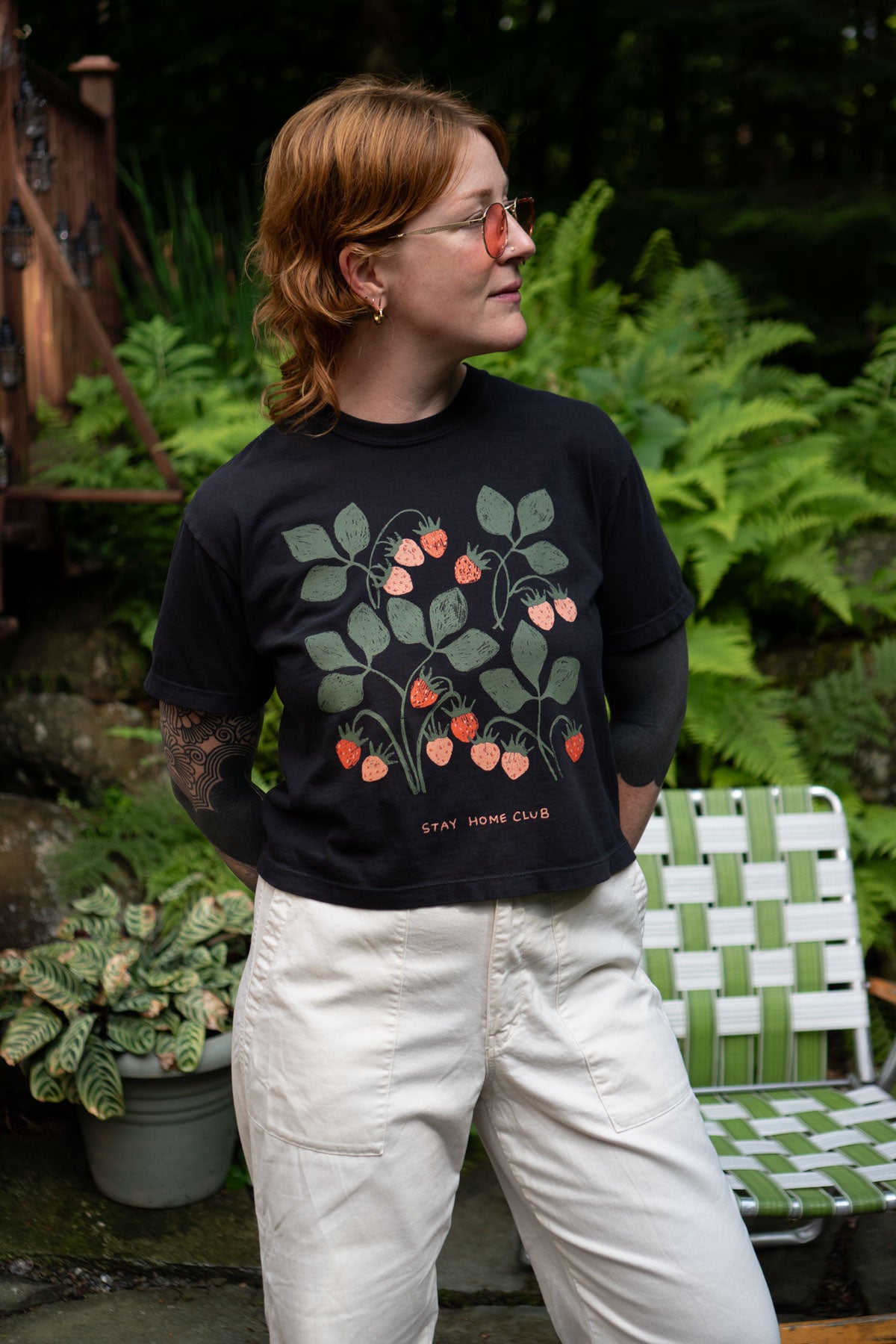T-Shirt Carré CC 'Fruits 1858'