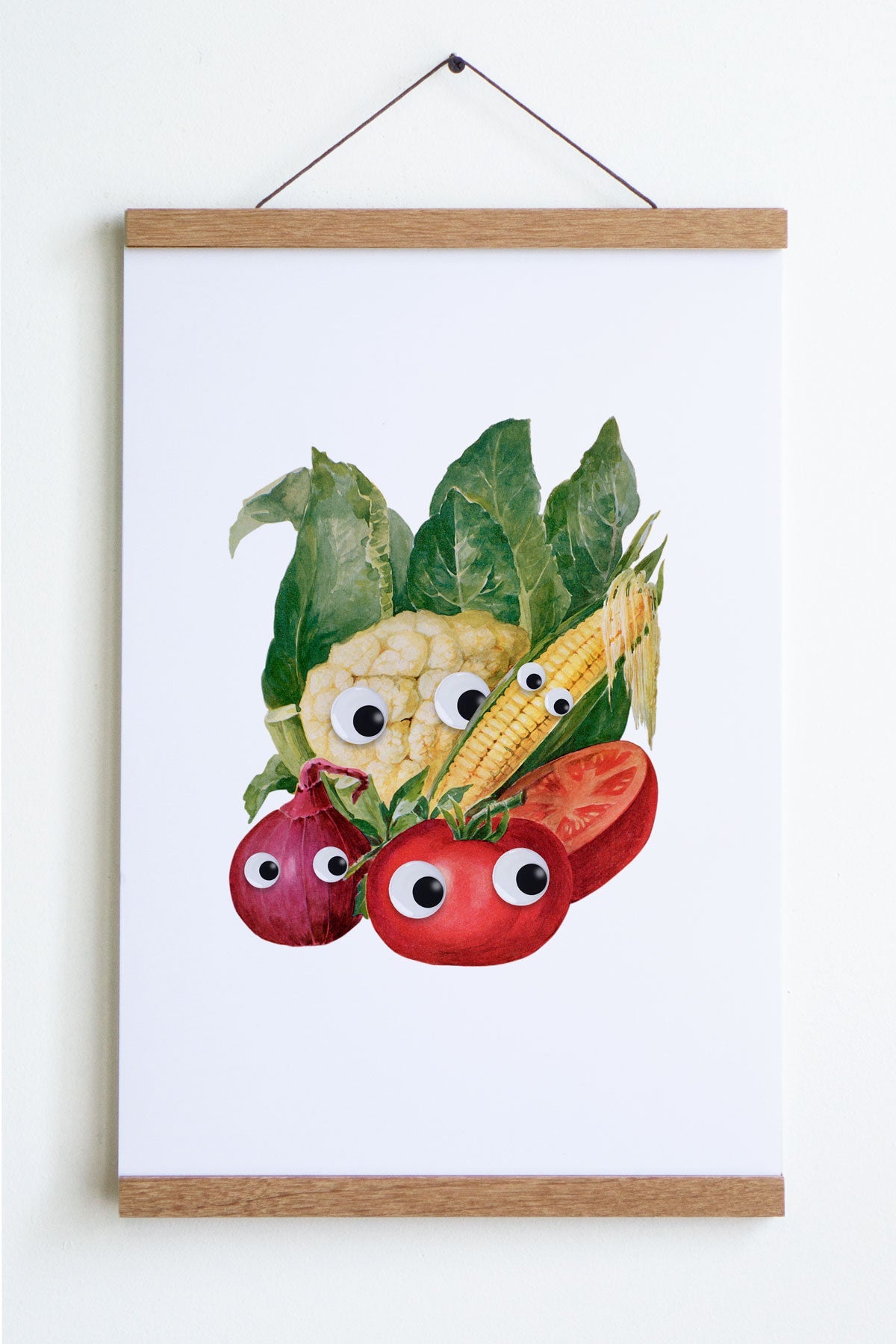 Affiche "Googly Veg"