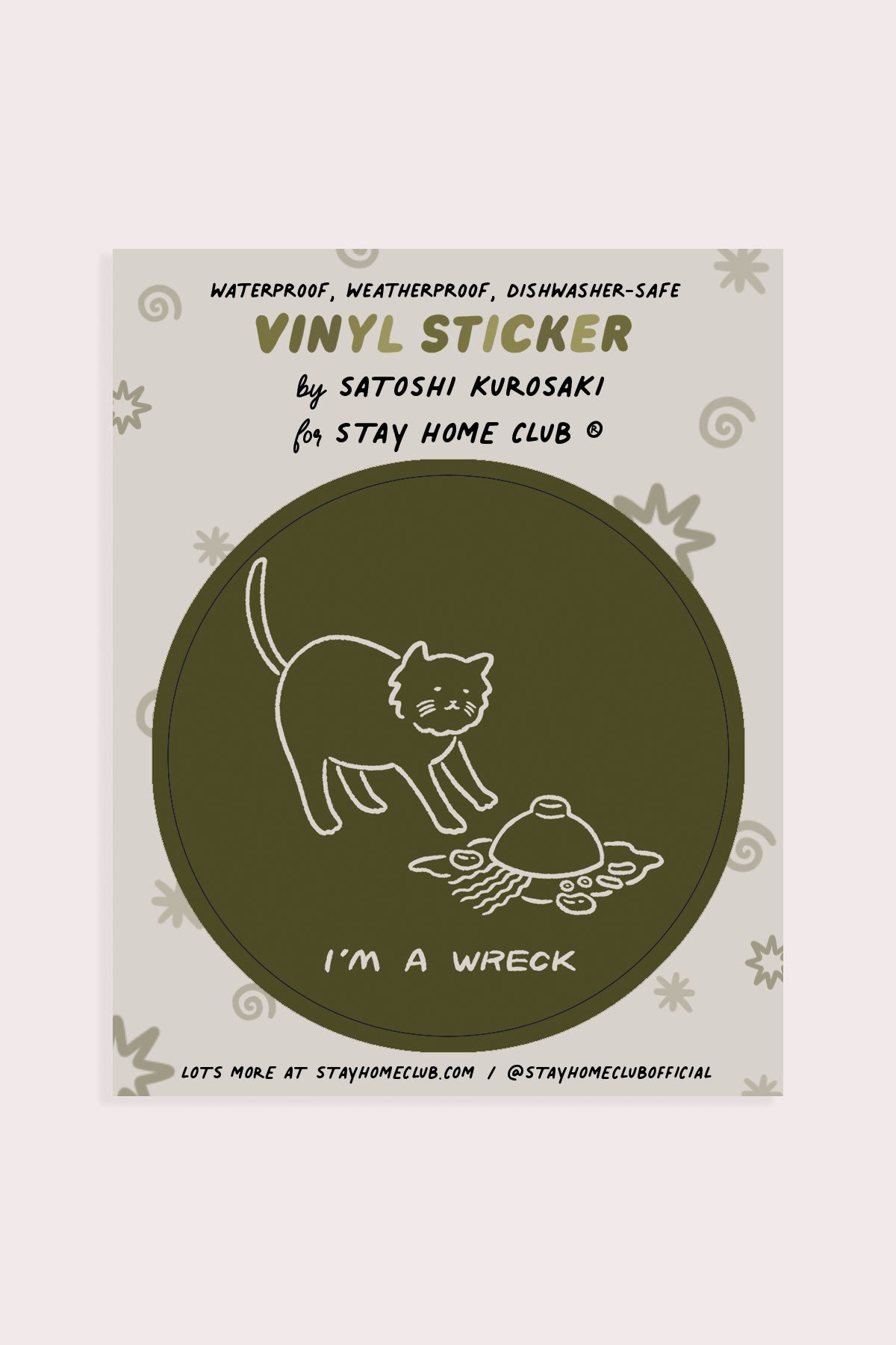 I'm A Wreck (Soup) Vinyl Sticker