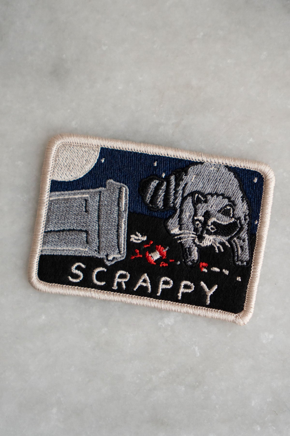 Patch Collant 'Scrappy Raccoon (Trash)'