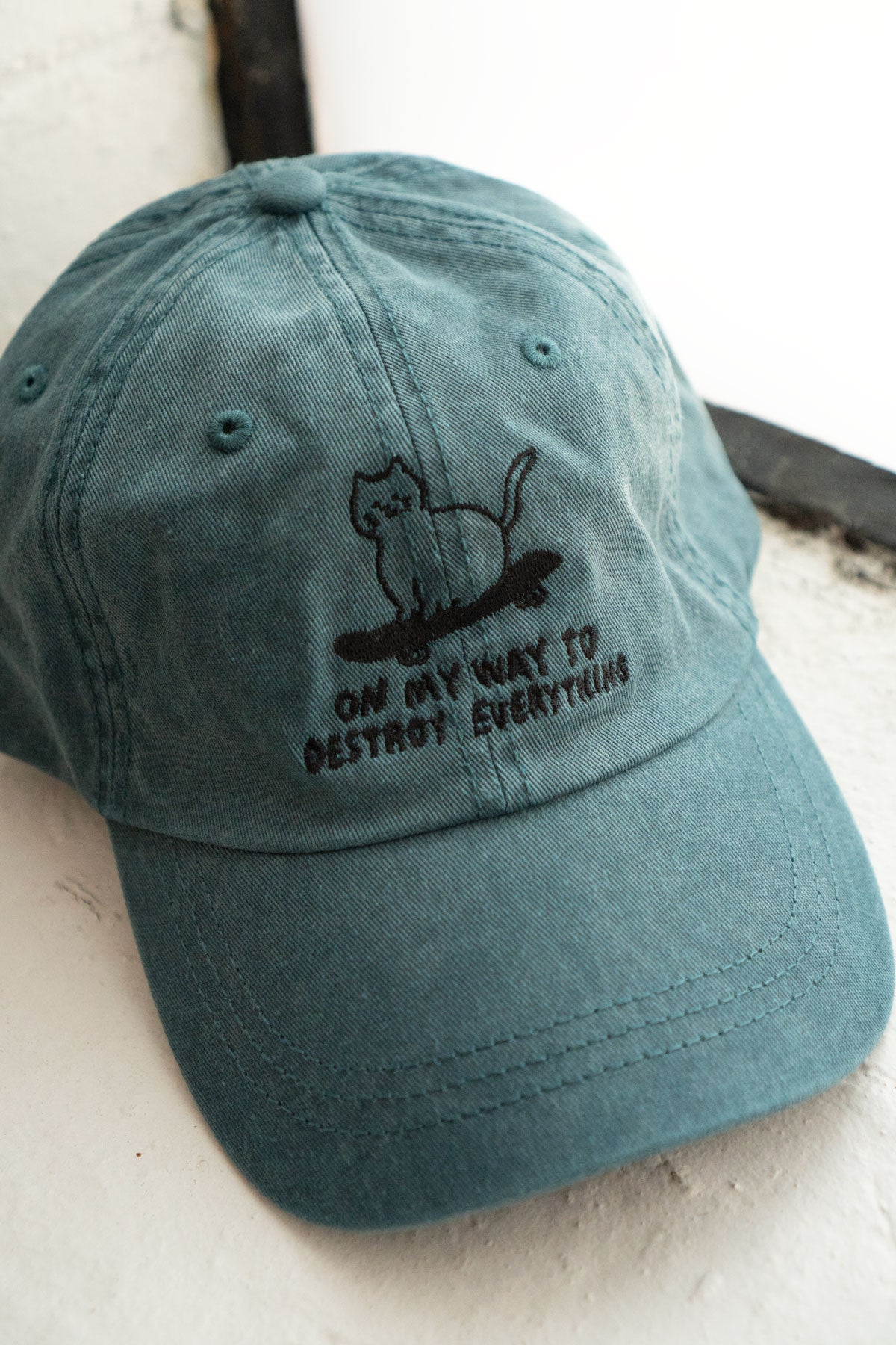 Casquette 'Sk8 Cat'