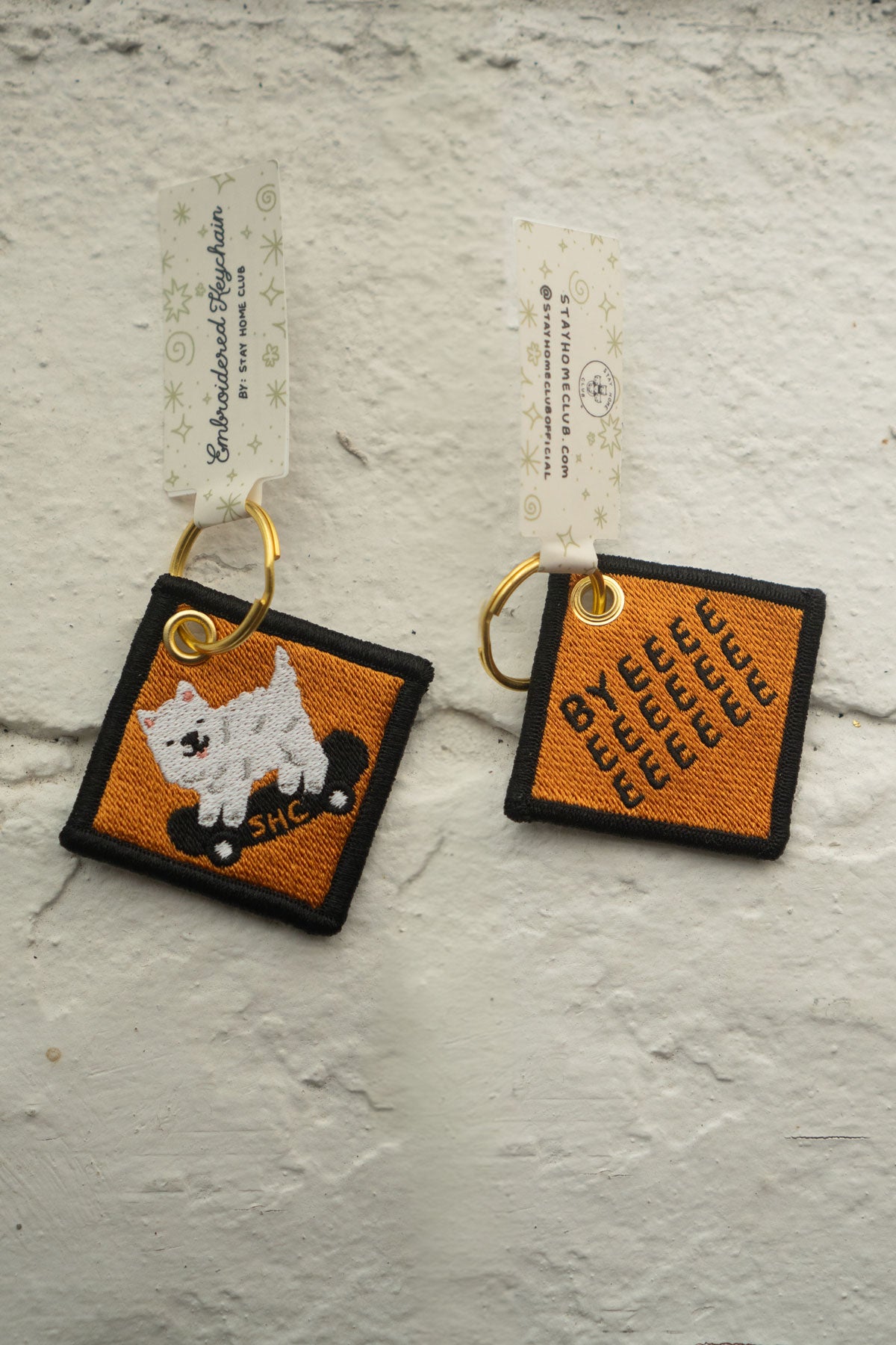 Porte-Clés Brodé  'Sk8 Dawg'