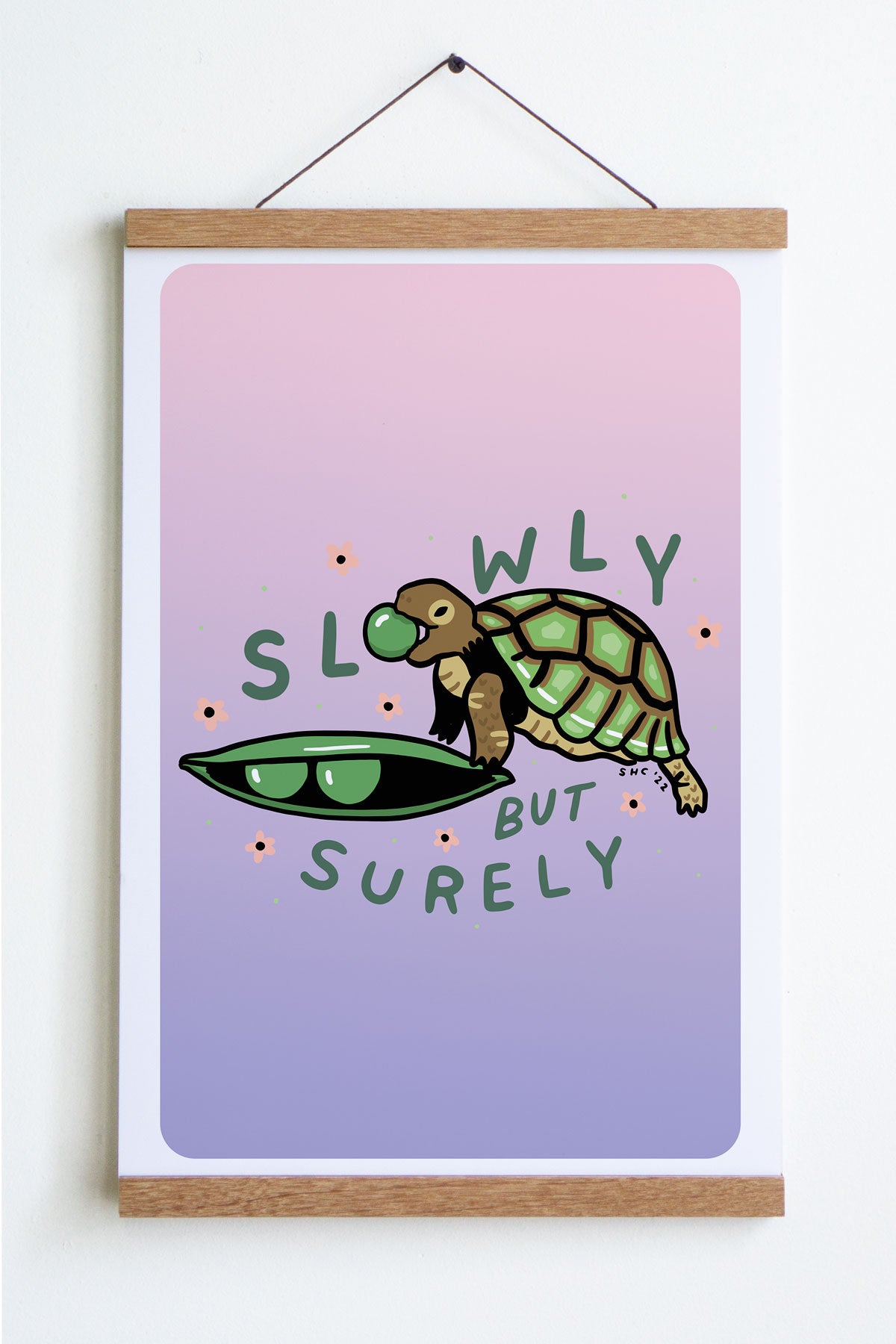 Affiche 'Slowly Turtle'