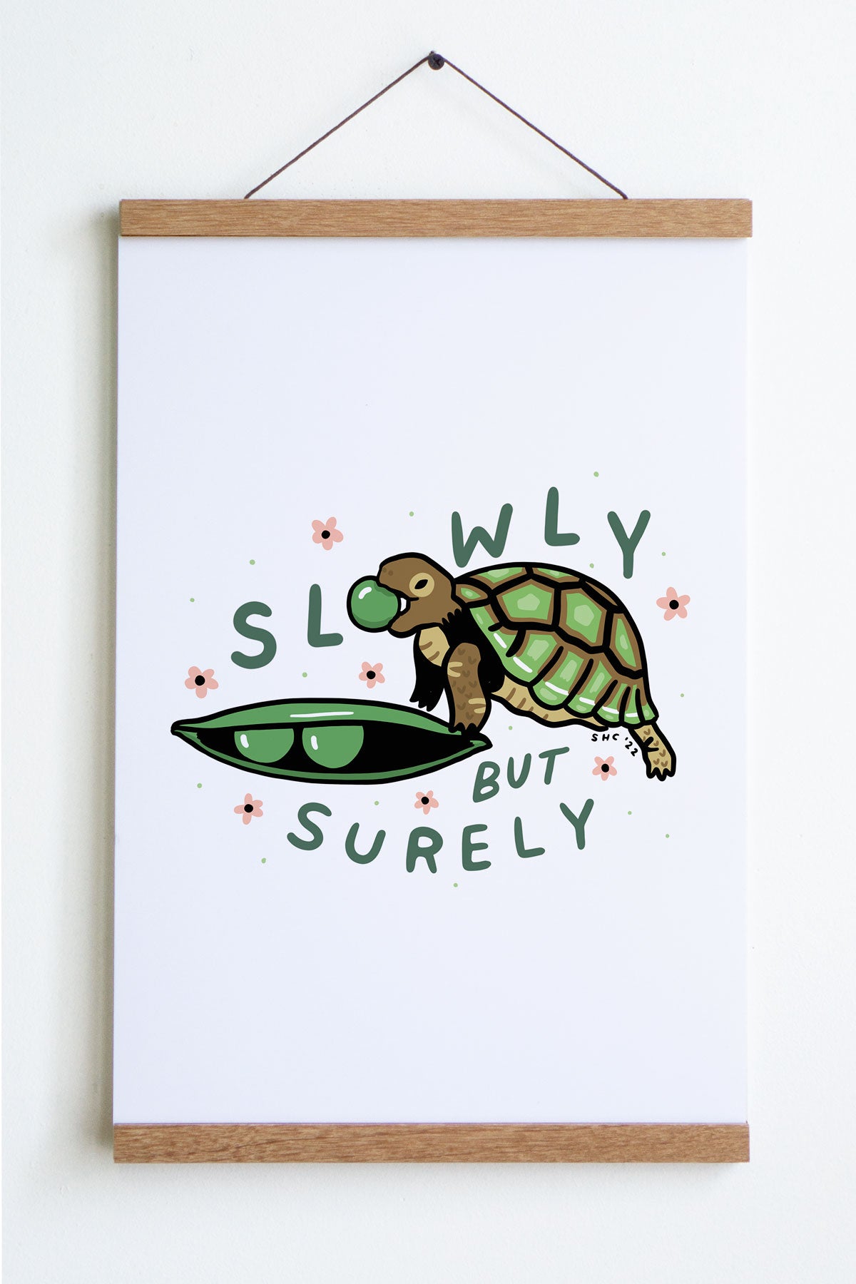 Affiche 'Slowly Turtle'