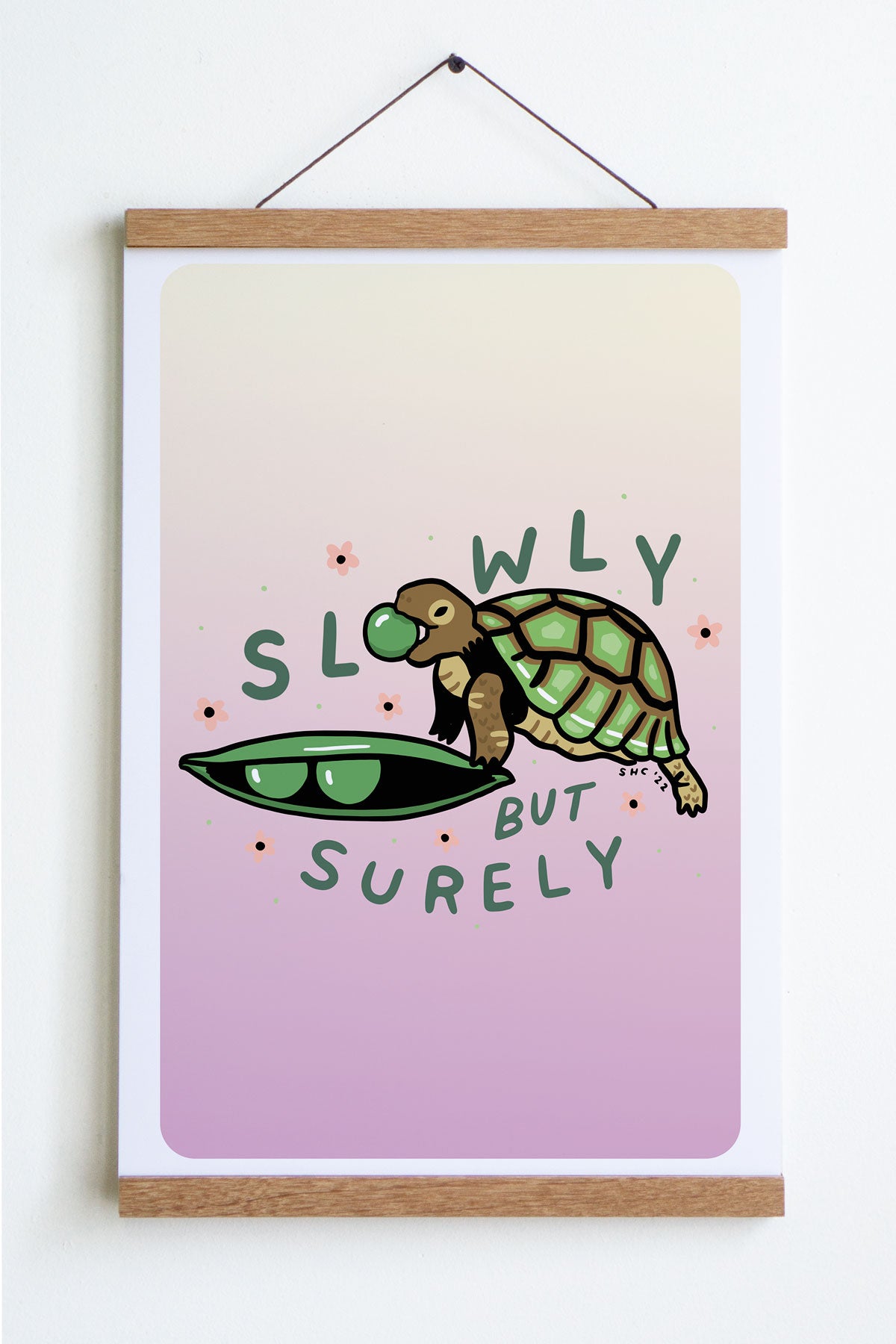 Affiche 'Slowly Turtle'