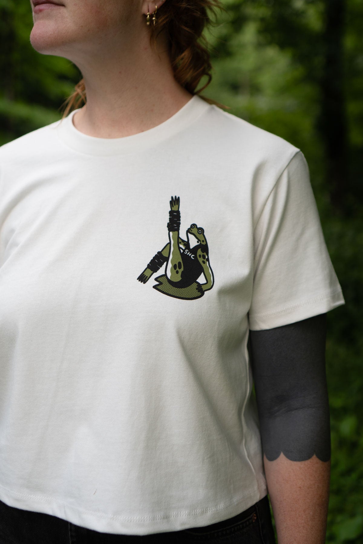 T-Shirt Carré NL 'Sweat the Small Stuff'