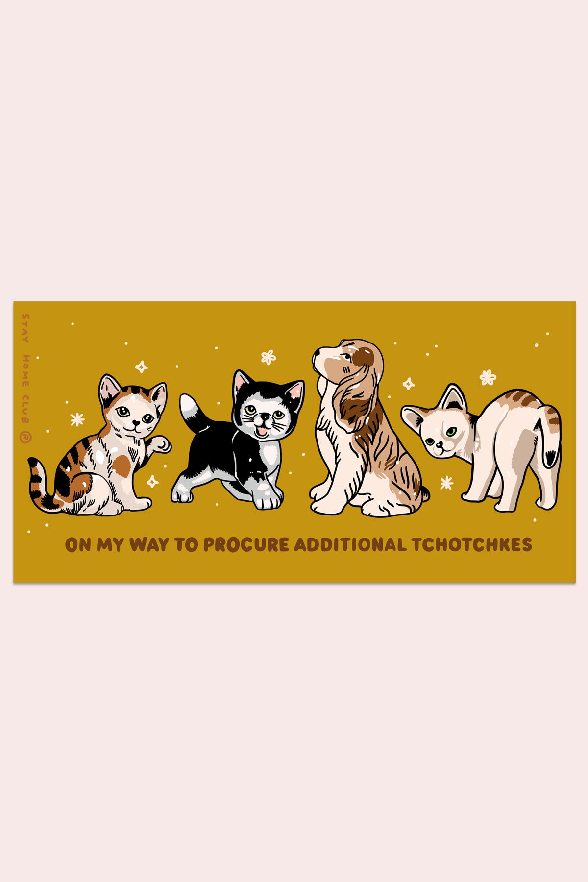 Tchotchkes Bumper Sticker – Stay Home Club