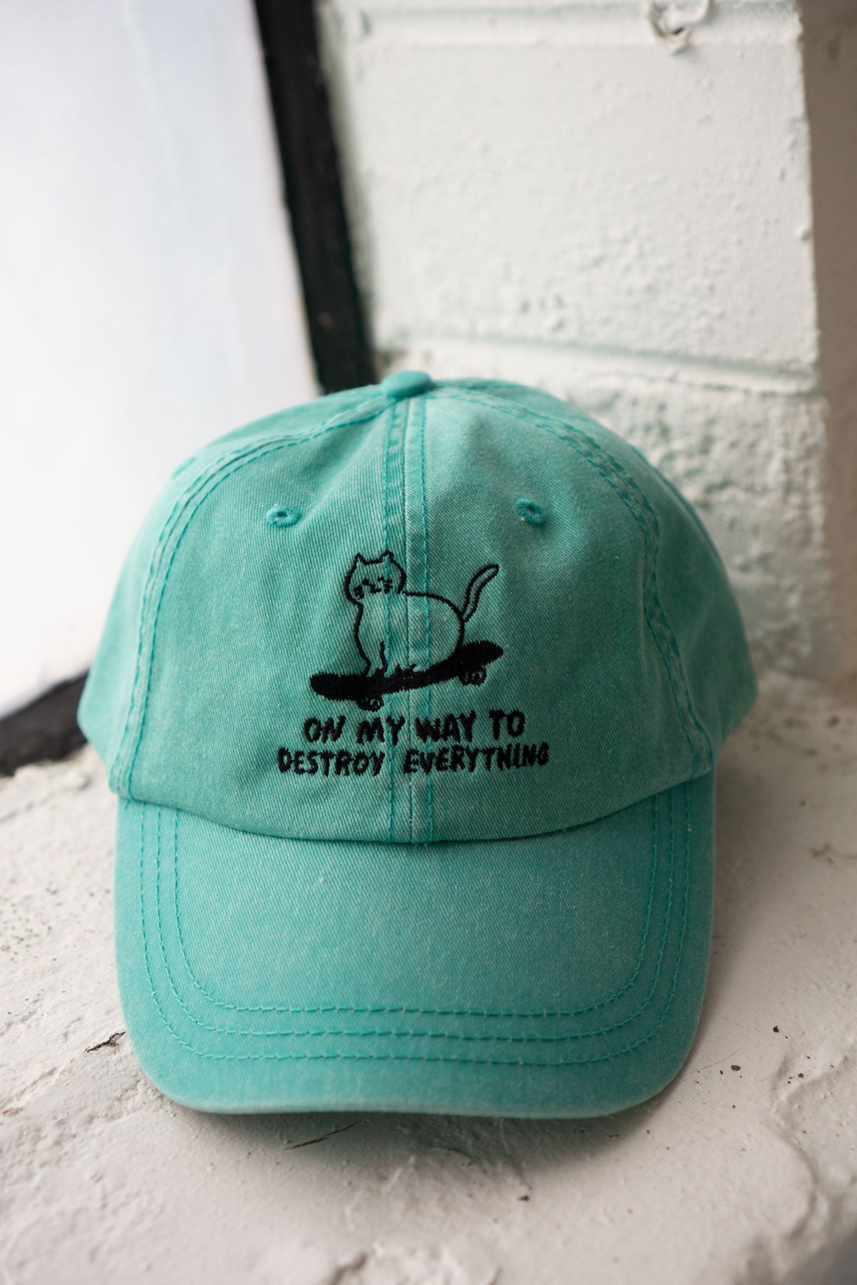 Casquette 'Sk8 Cat'