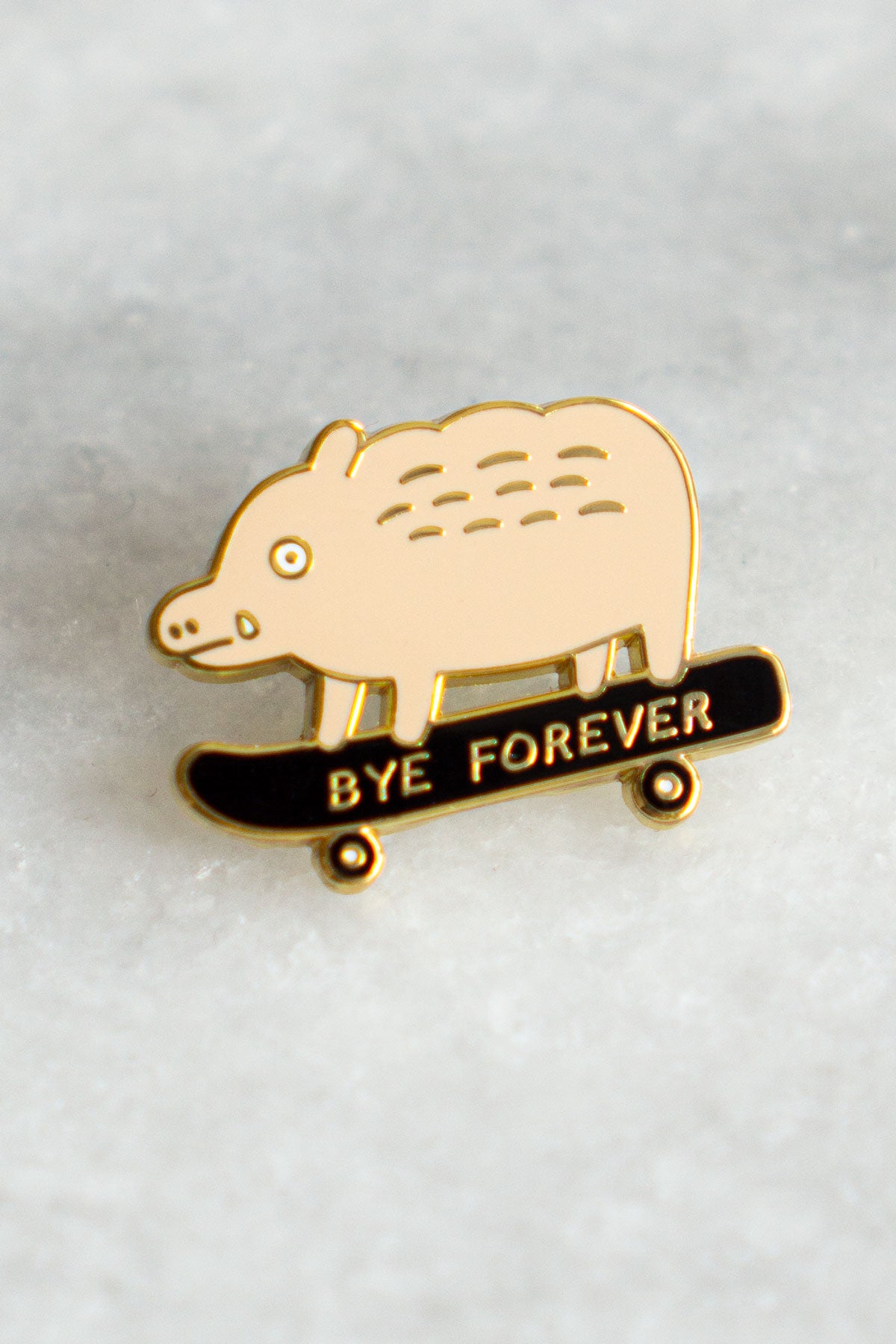 Bye Forever (Boar) Pin