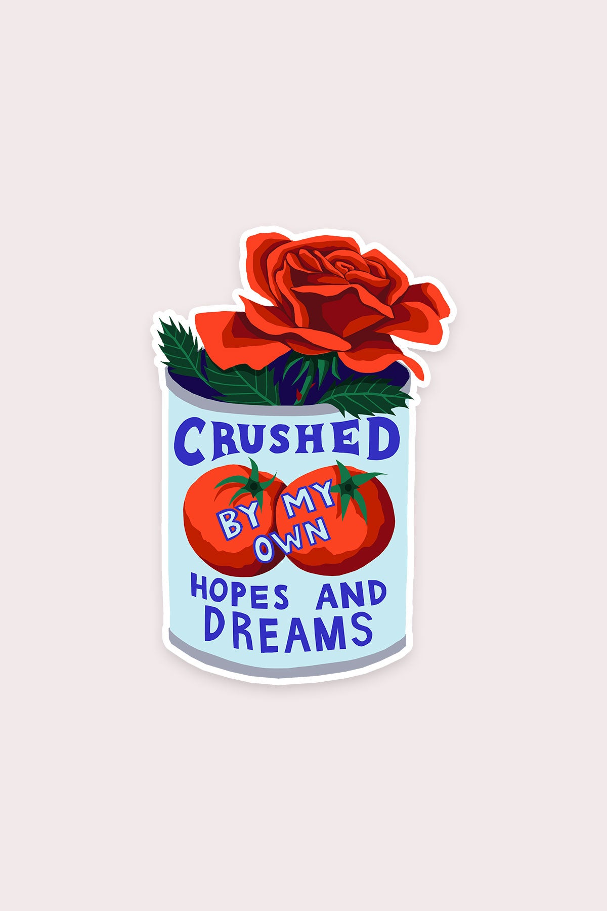 Autocollant 'Crushed'