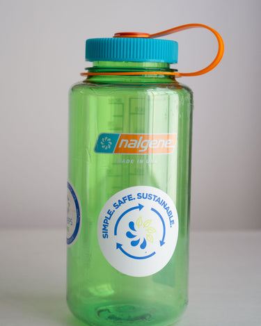 Pear colour Nalgene water bottle