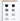 wooden hanger holding white paper with 8 cats in black to white gradiant