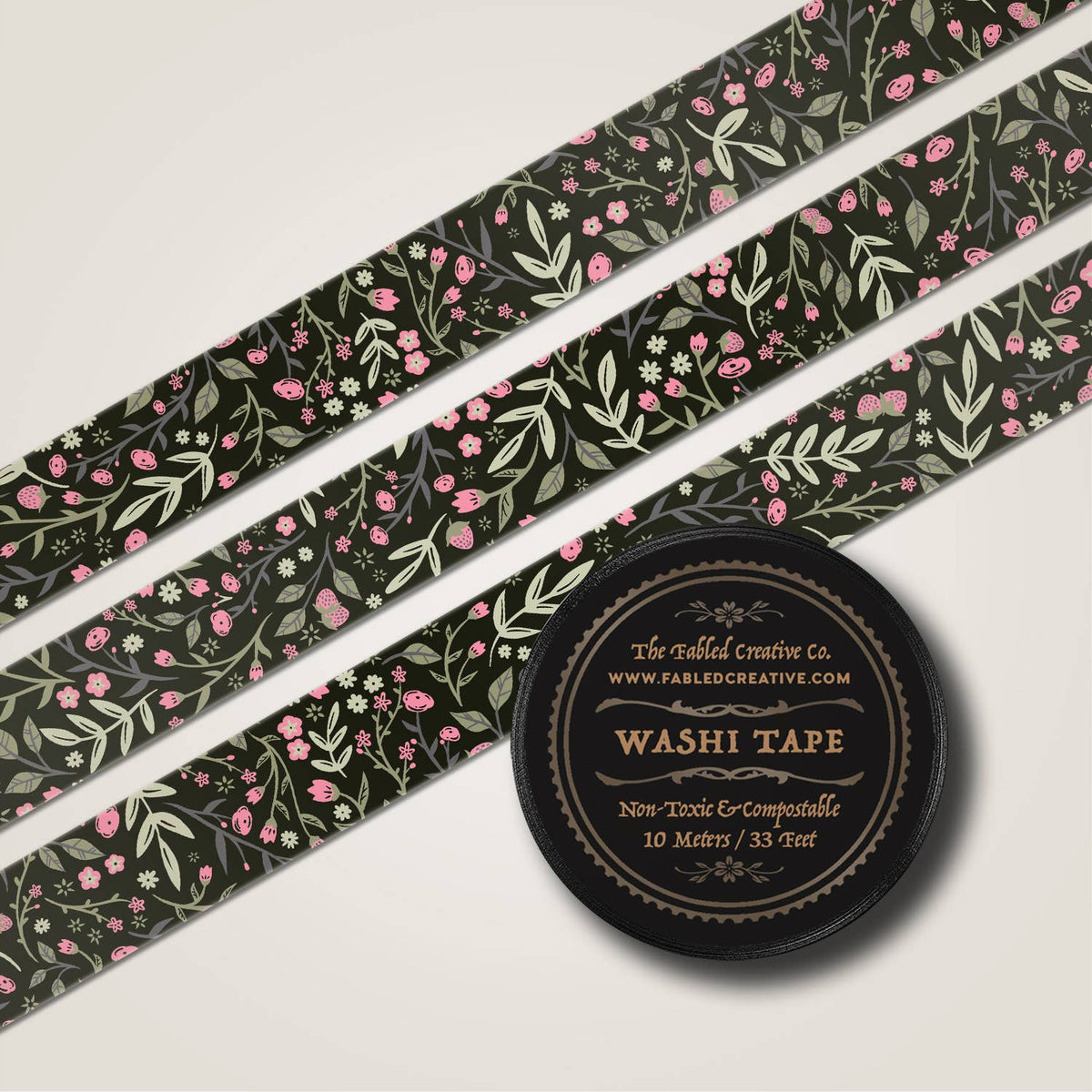 Valentines Garden Floral Washi Tape