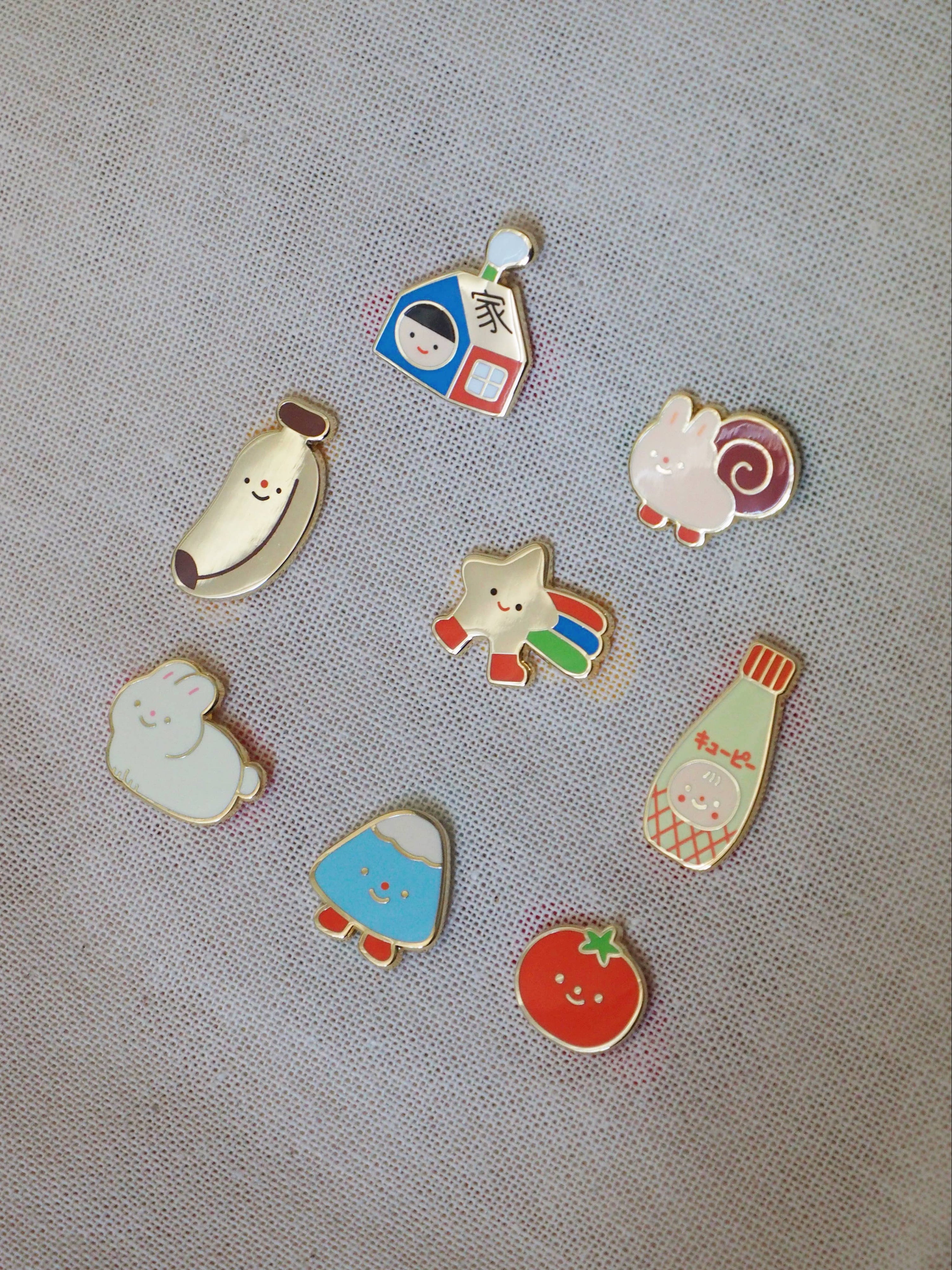 Natamori Home Enamel Pin