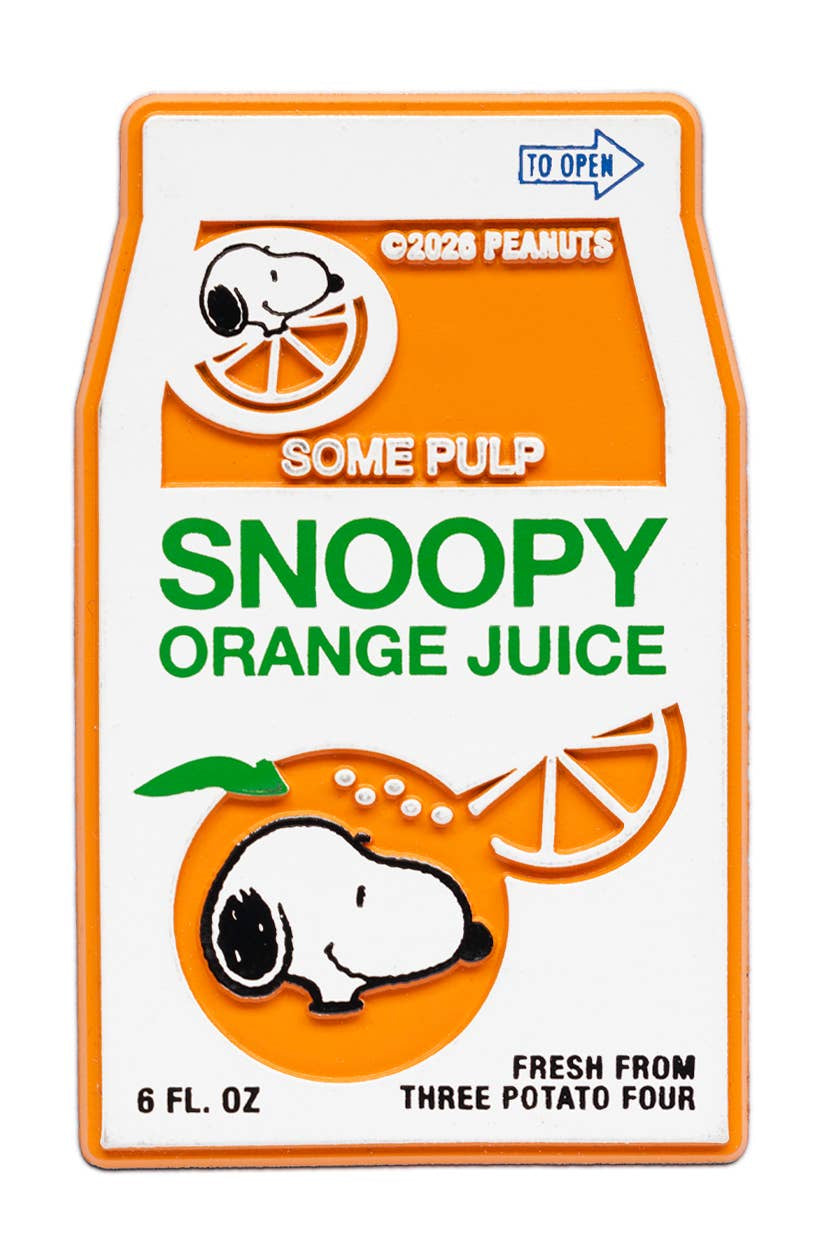 Aimant en Caoutchouc 'Snoopy Orange'