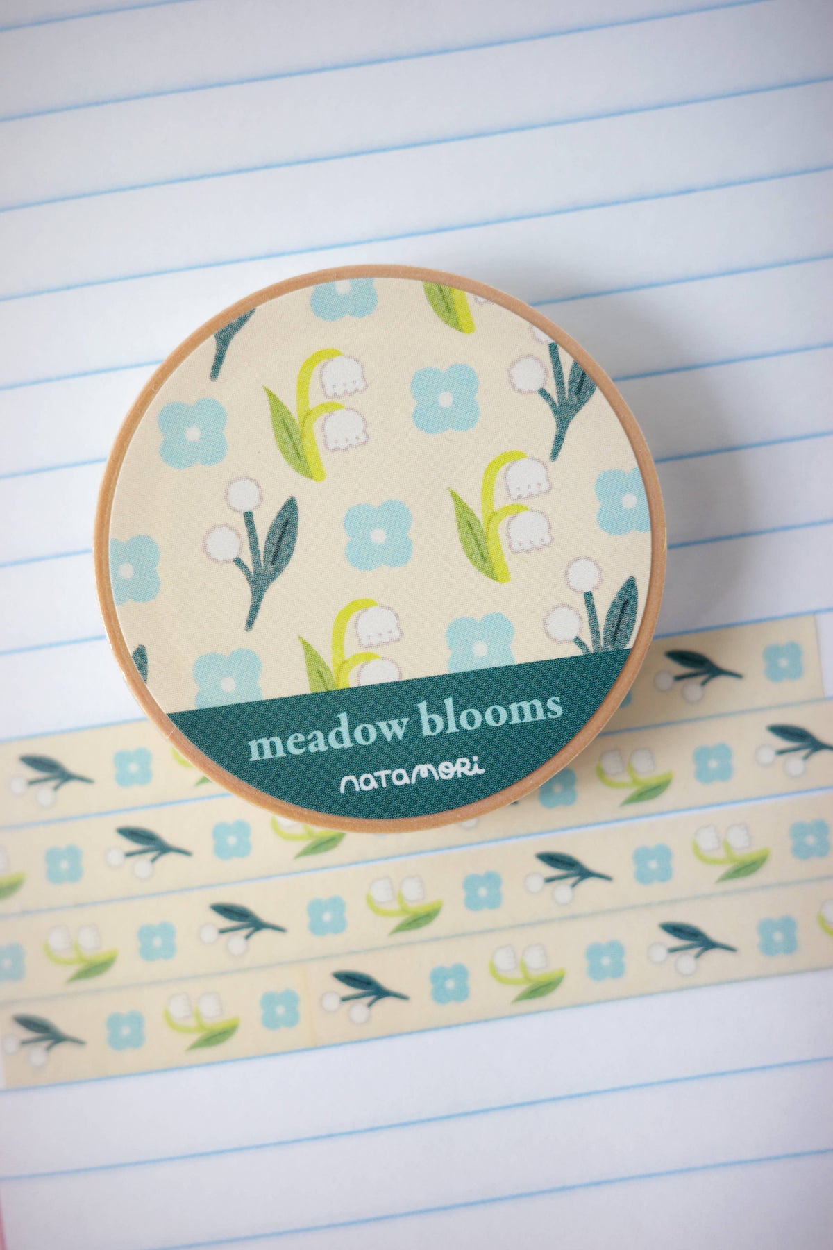 Meadow Blooms Skinny Washi Tape