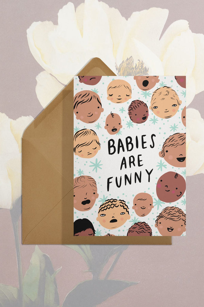Carte de Voeux 'Babies are Funny'
