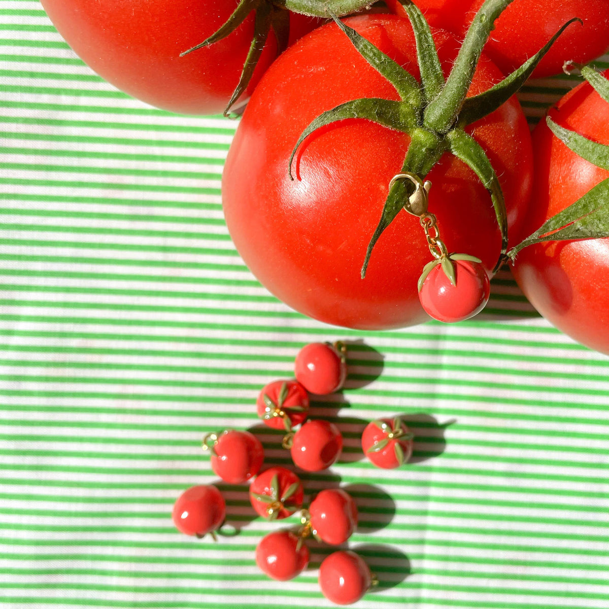 Tiny Tomato Charm