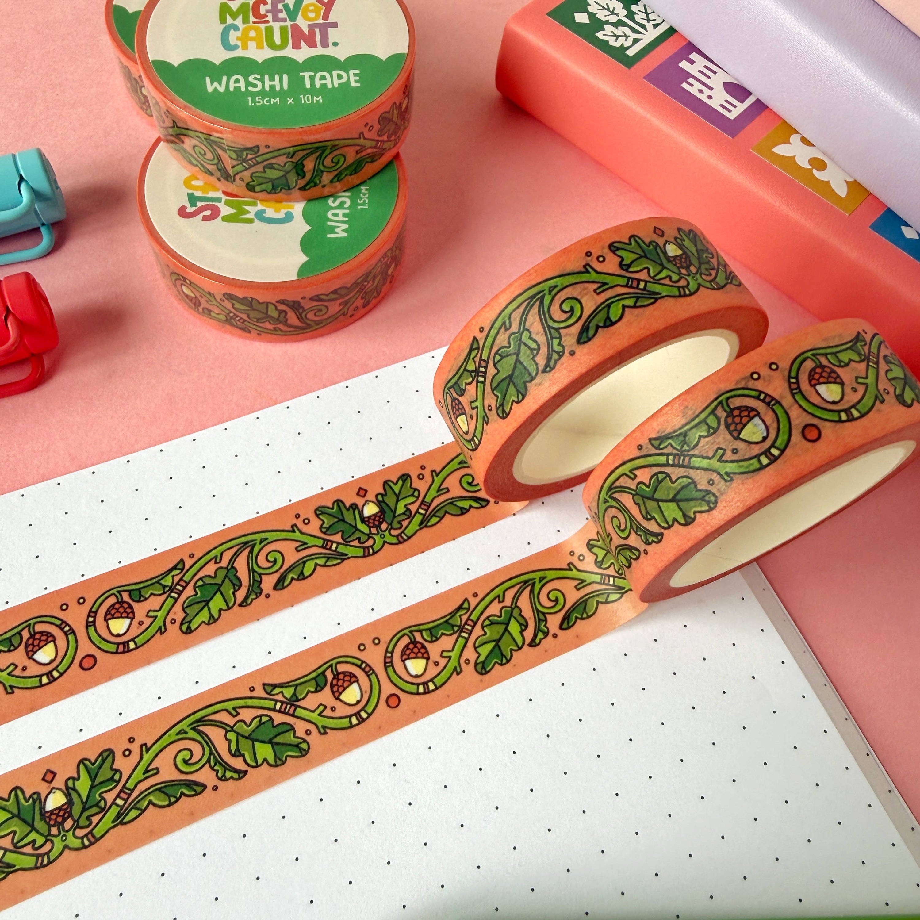 Ruban décoratif 'Oak Leaf and Acorn'