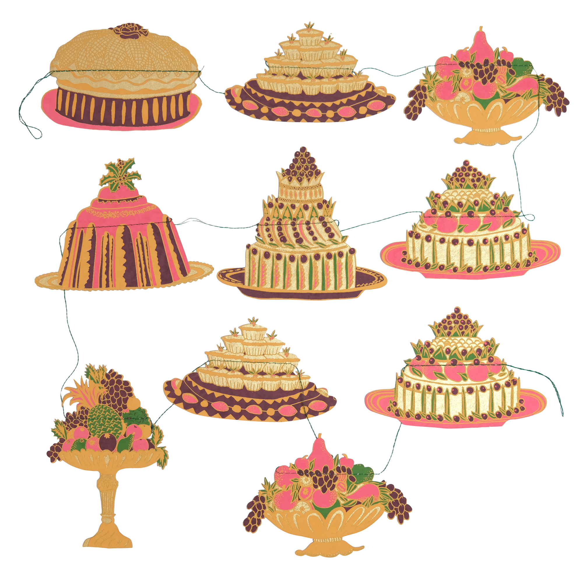 Banquet Screen Printed and Sewn Garland