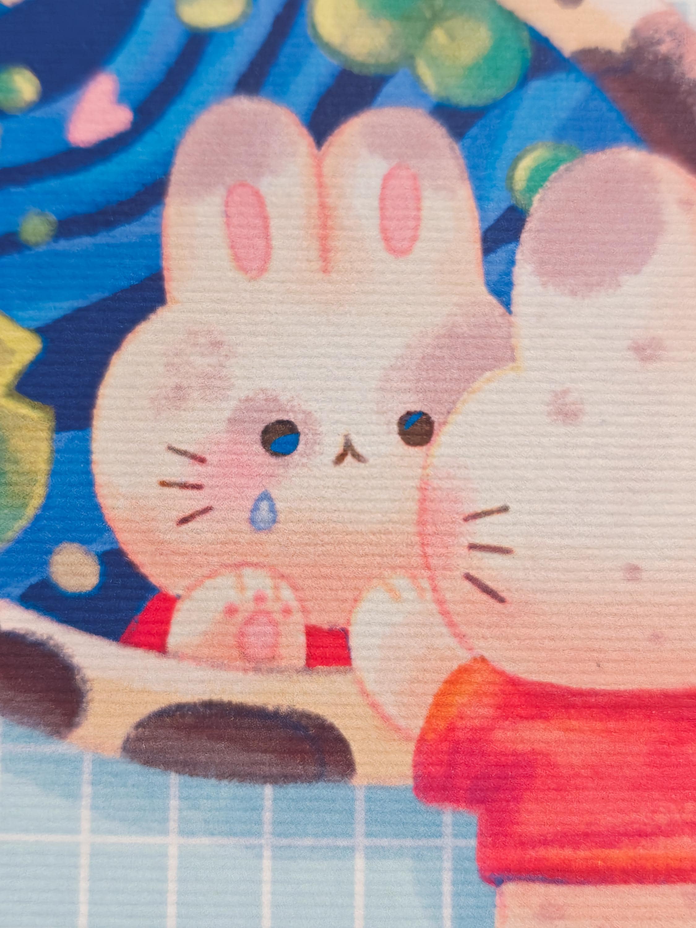 Sad Bunny Mini Art Print