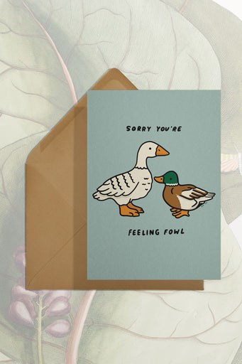 Carte de Voeux 'Feeling Fowl'