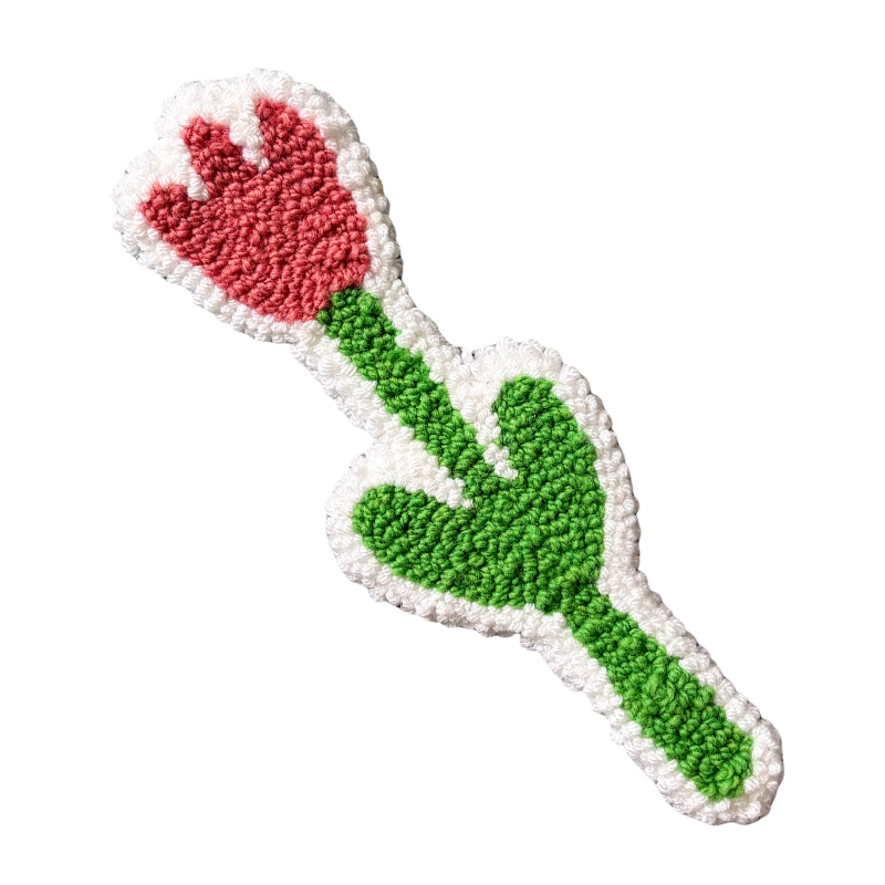 Tufted Tulip Wall Hanging