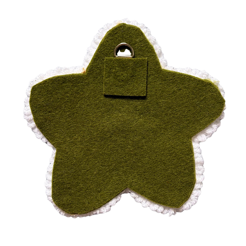 Tufted Daisy Wall Hanging