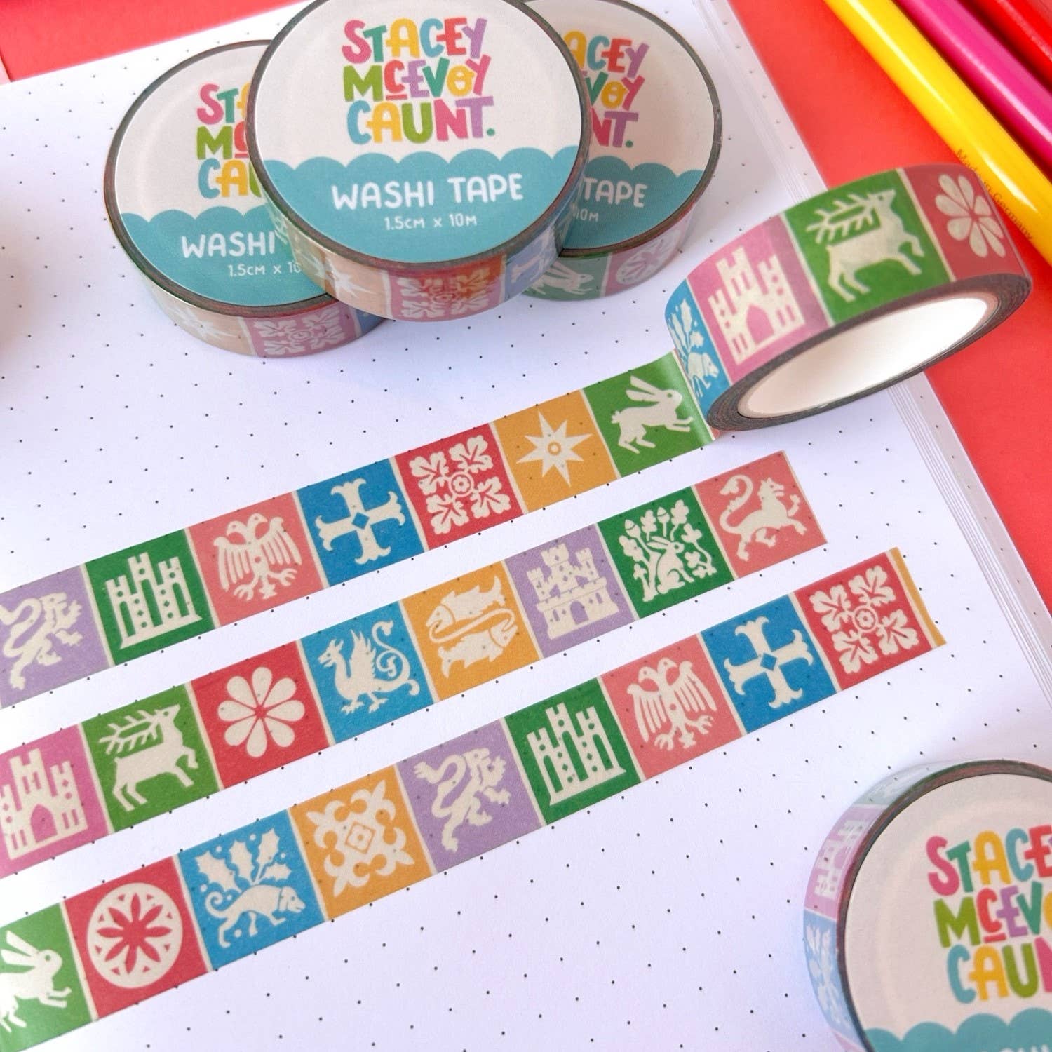 Medieval Tiles Washi Tape