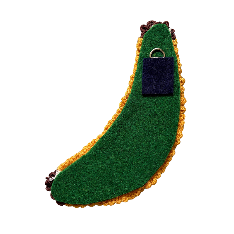 Tufted Banana Wall Hanging