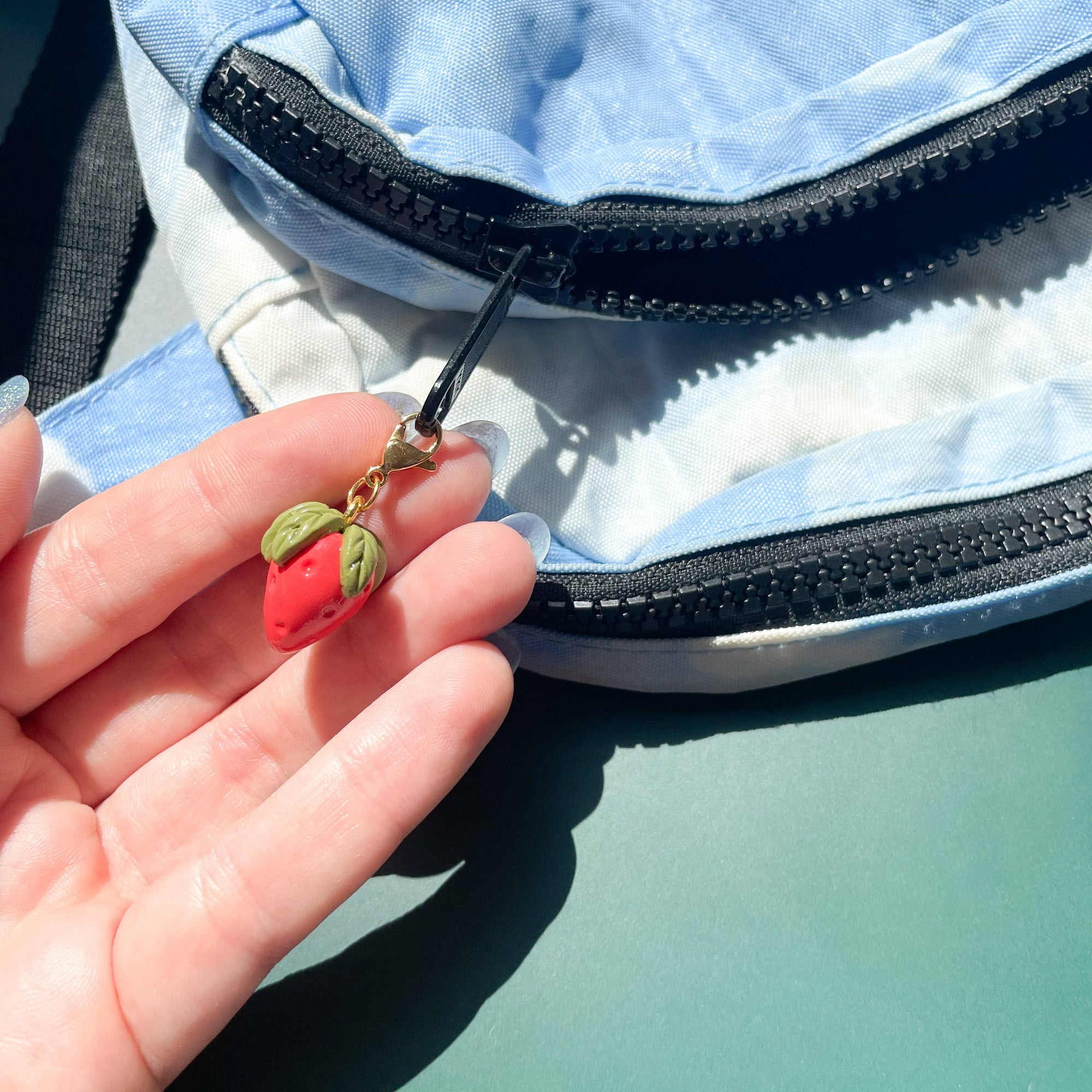 Tiny Strawberry Charm