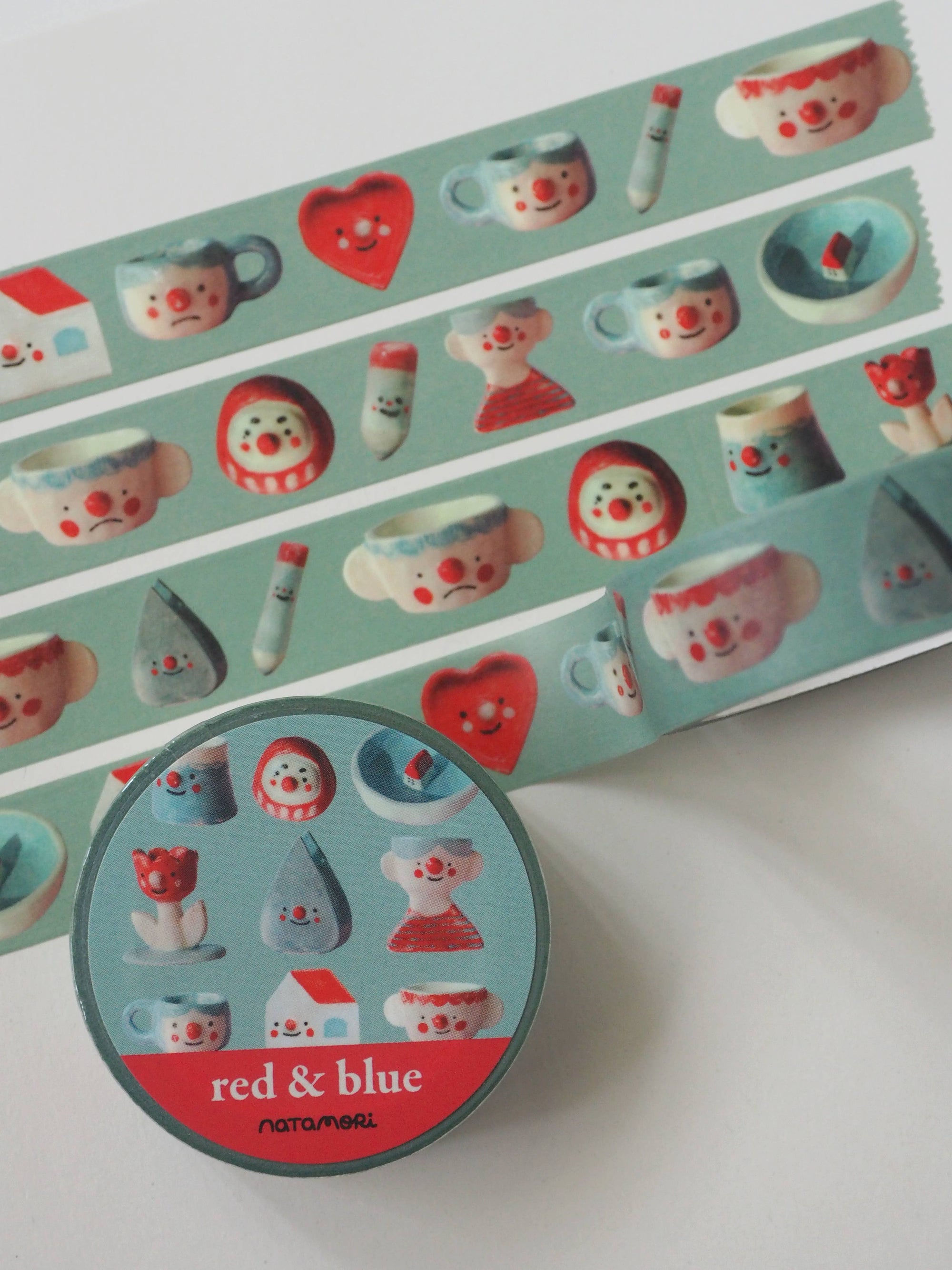 Red + Blue Washi Tape