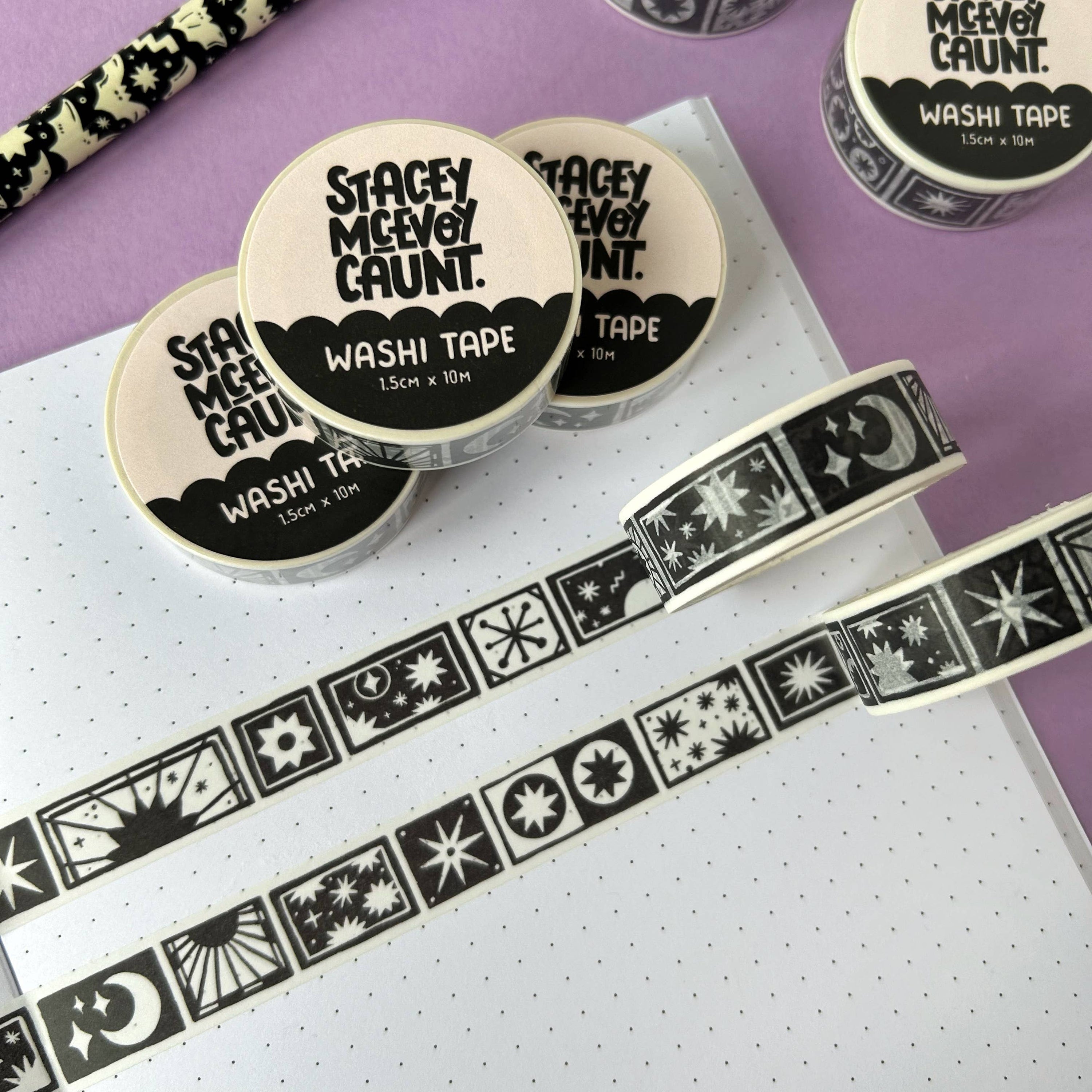 Ruban décoratif 'Moon and Stars'