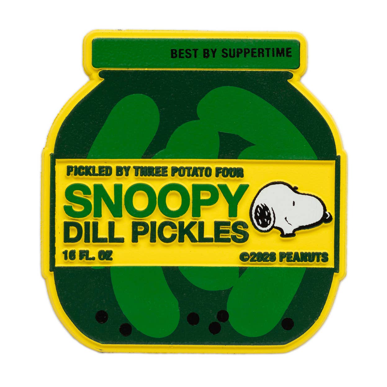 Aimant en Caoutchouc 'Snoopy Pickle'