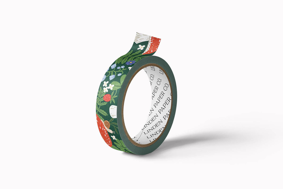 Linden Mushrooms Washi Tape