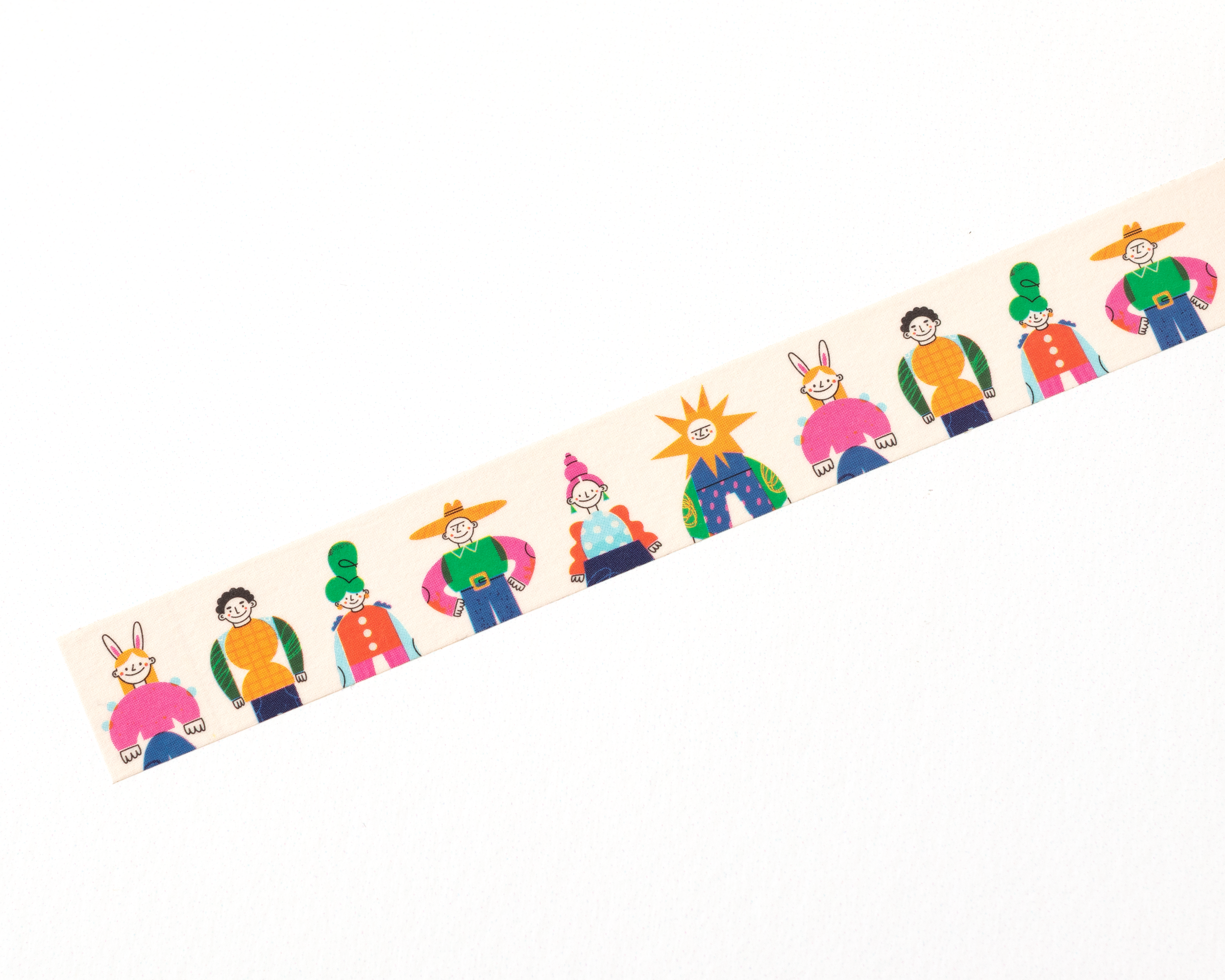 Whimsical People Washi Tape