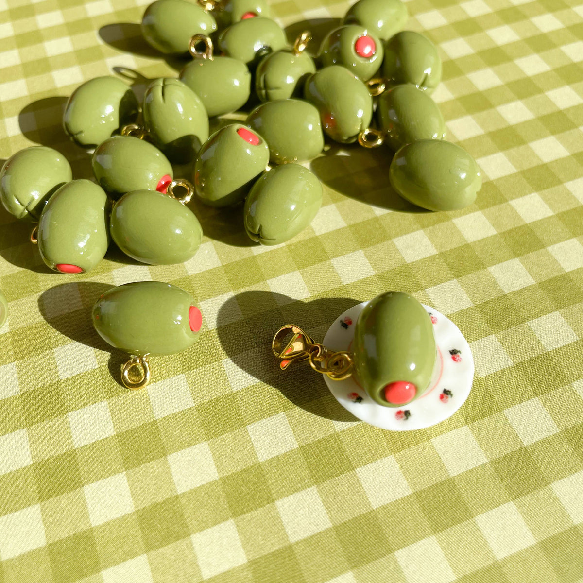Tiny Olive Charm