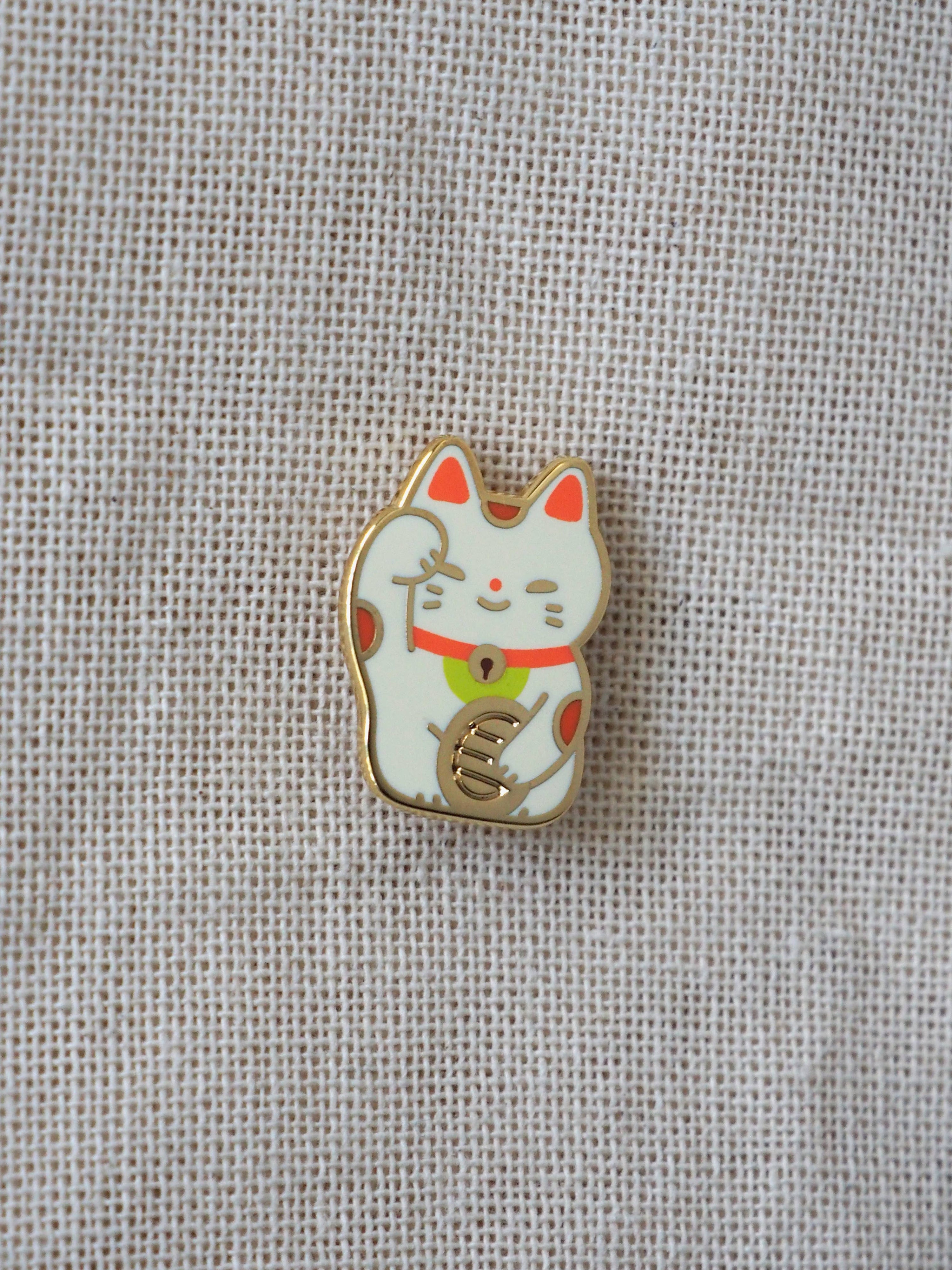 Épinglette 'Lucky Cat' de Natamori