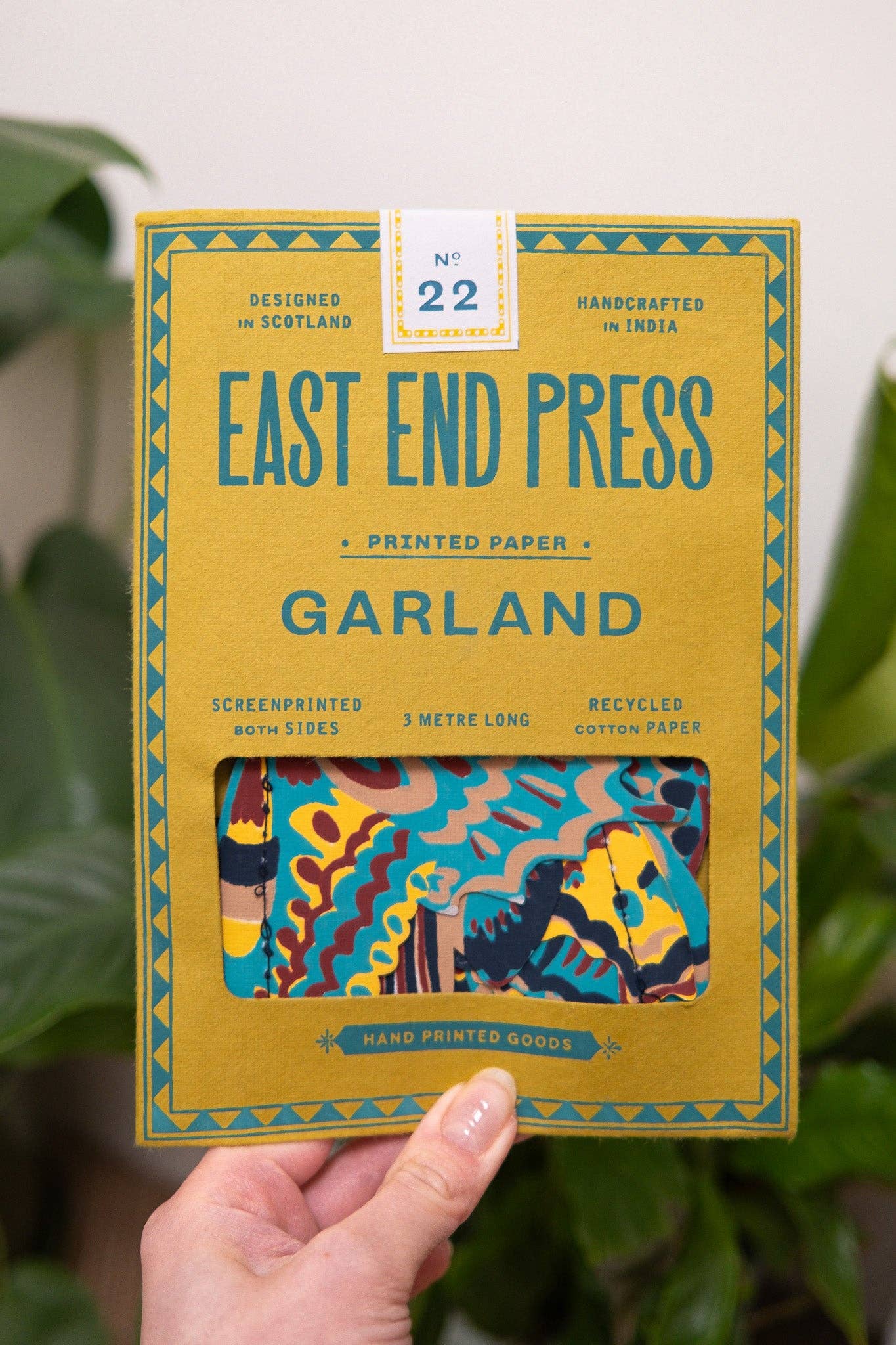 Moths Screen Printed and Sewn Garland