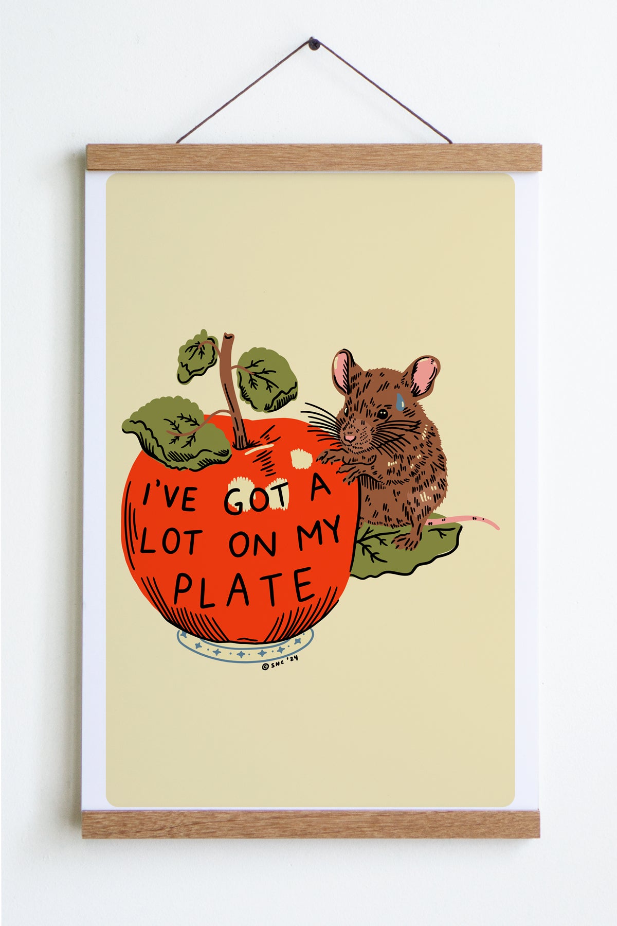 Affiche 'A Lot on my Plate'